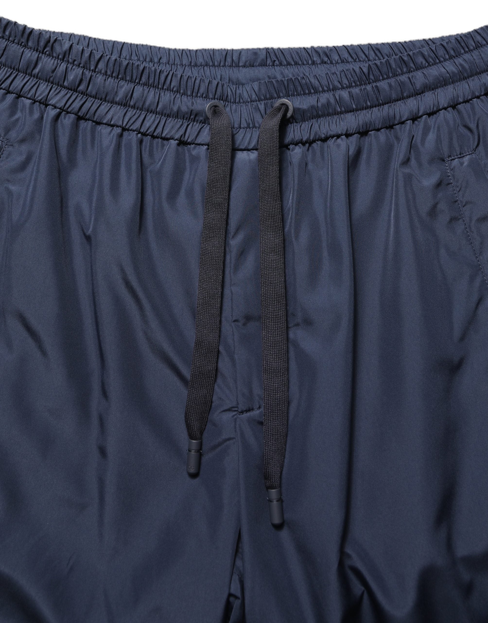 Dolce & Gabbana Dark Blue Polyester Jogger Sweatpants Pants