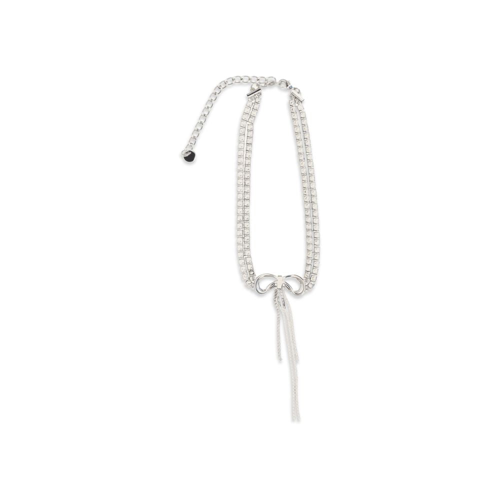 Self-Portrait Silver Brass Necklace