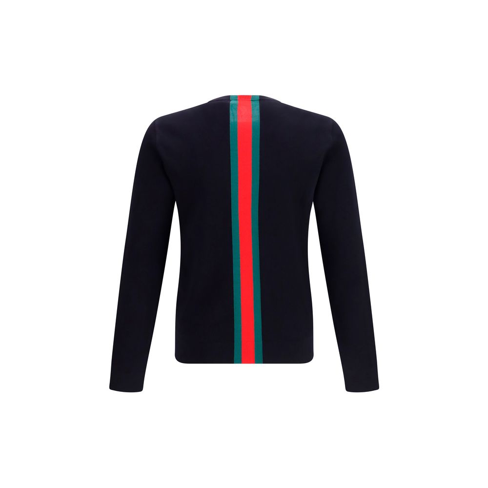 Gucci Blue Cotton Sweatshirt
