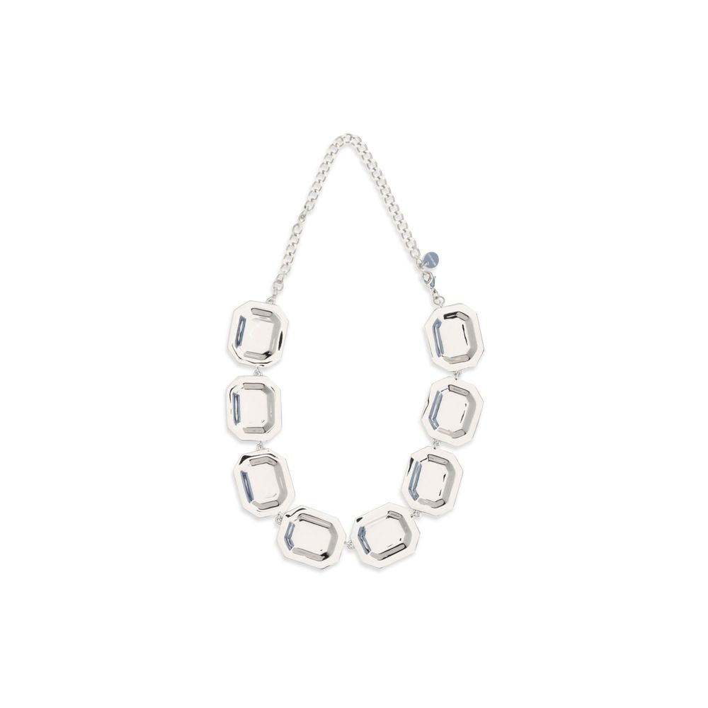 Self-Portrait Silver Brass Necklace