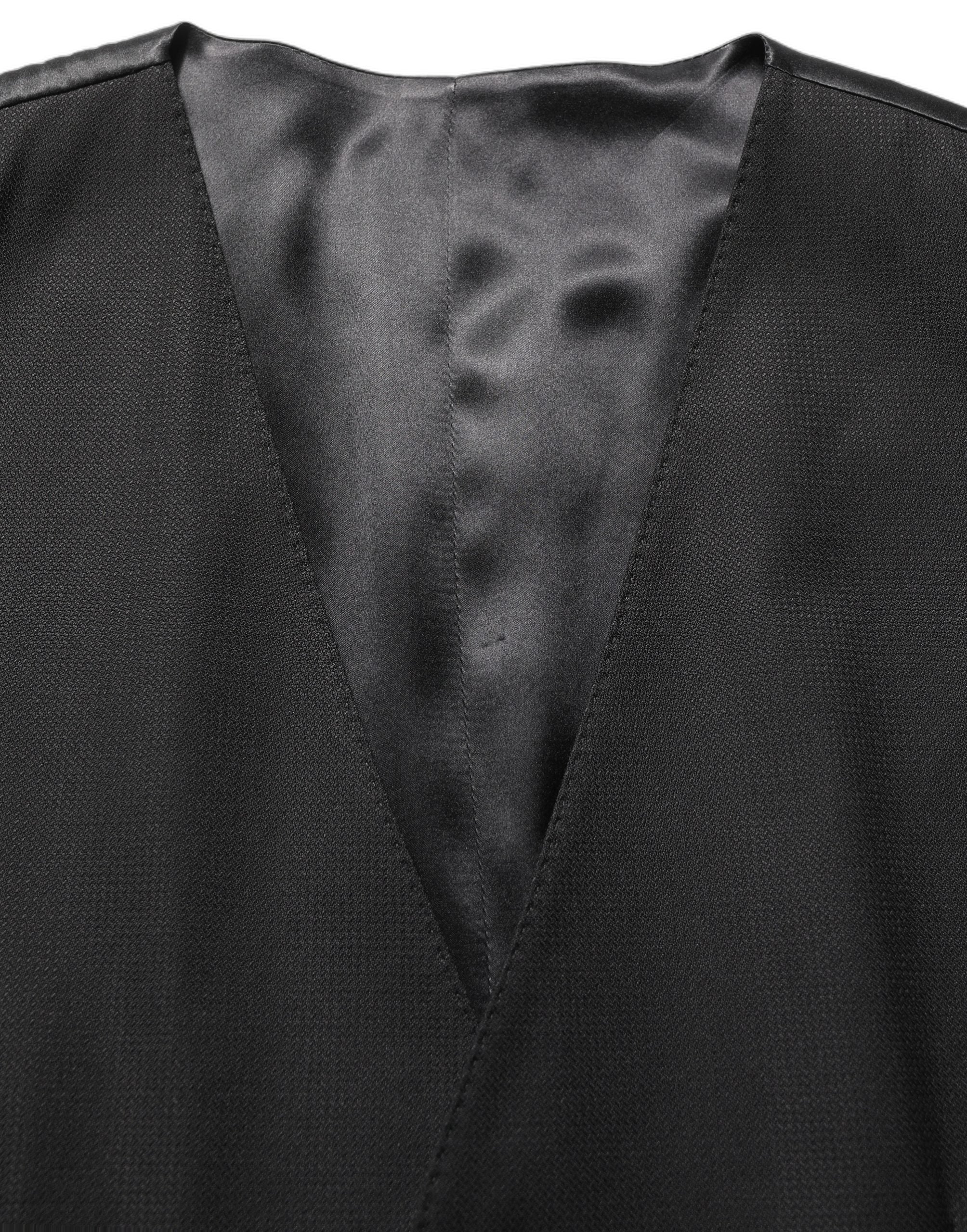 Dolce & Gabbana Black MARTINI Slim Fit Formal 3 Piece Suit
