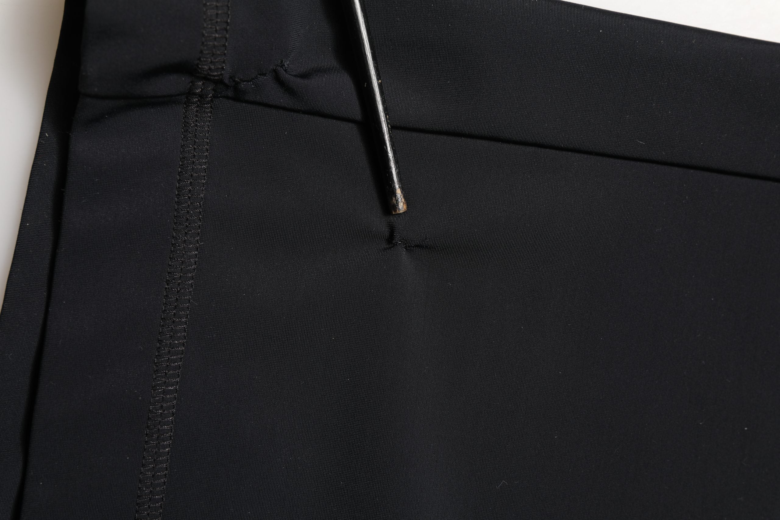 Dolce & Gabbana Black DGVIB3 Stretch Jersey Midi Pencil Cut Skirt