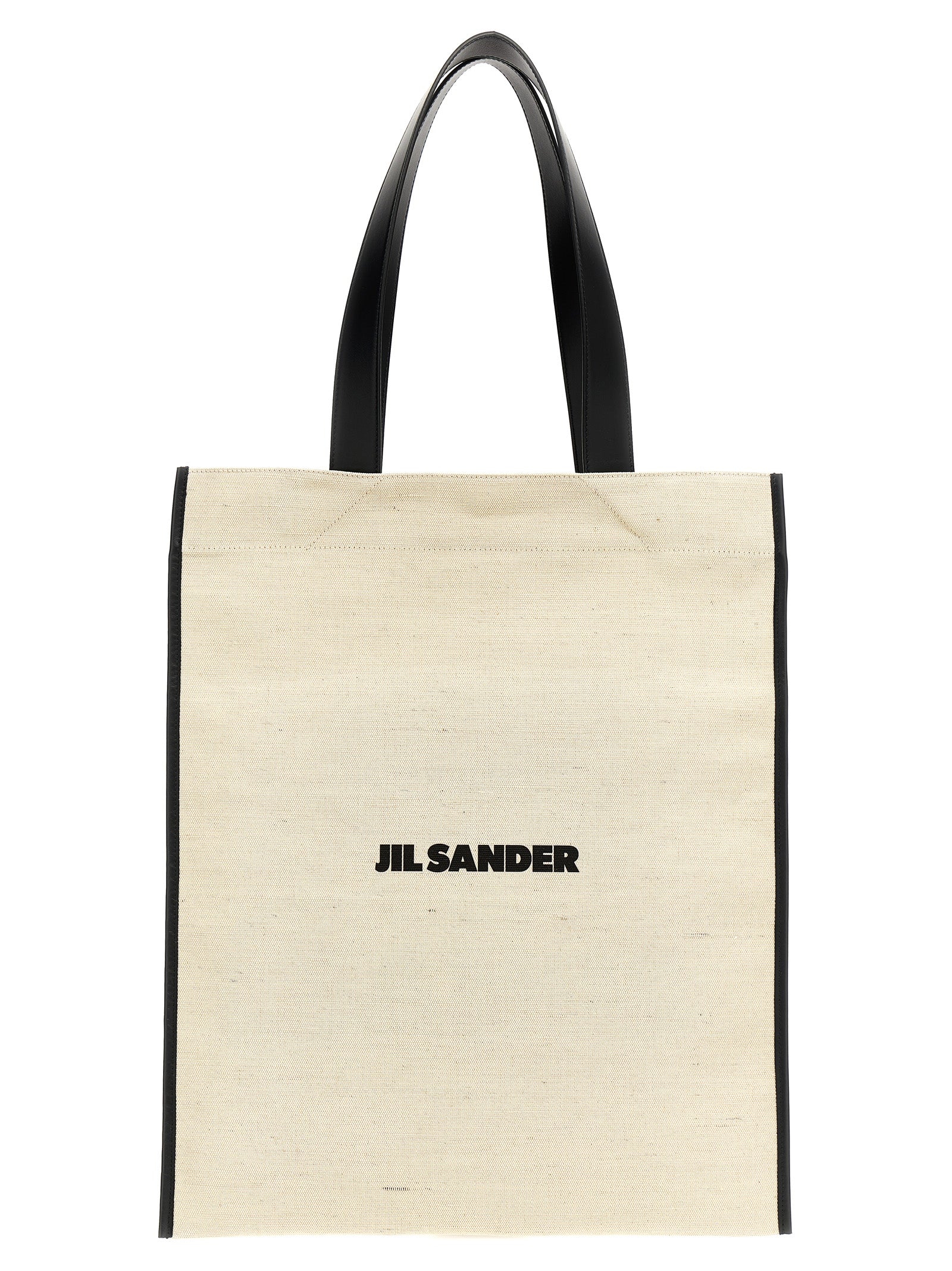 Jil Sander Bicolor Jute Tote Bag