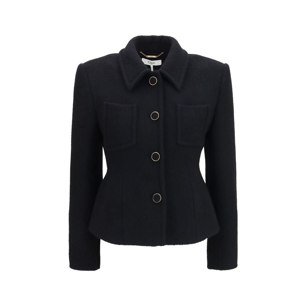Chloé Black Wool Oves Aries Blazer