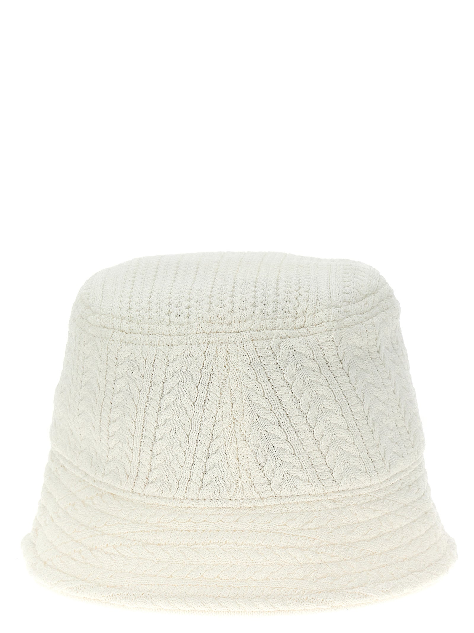 Jacquemus White Viscose Bucket Hat