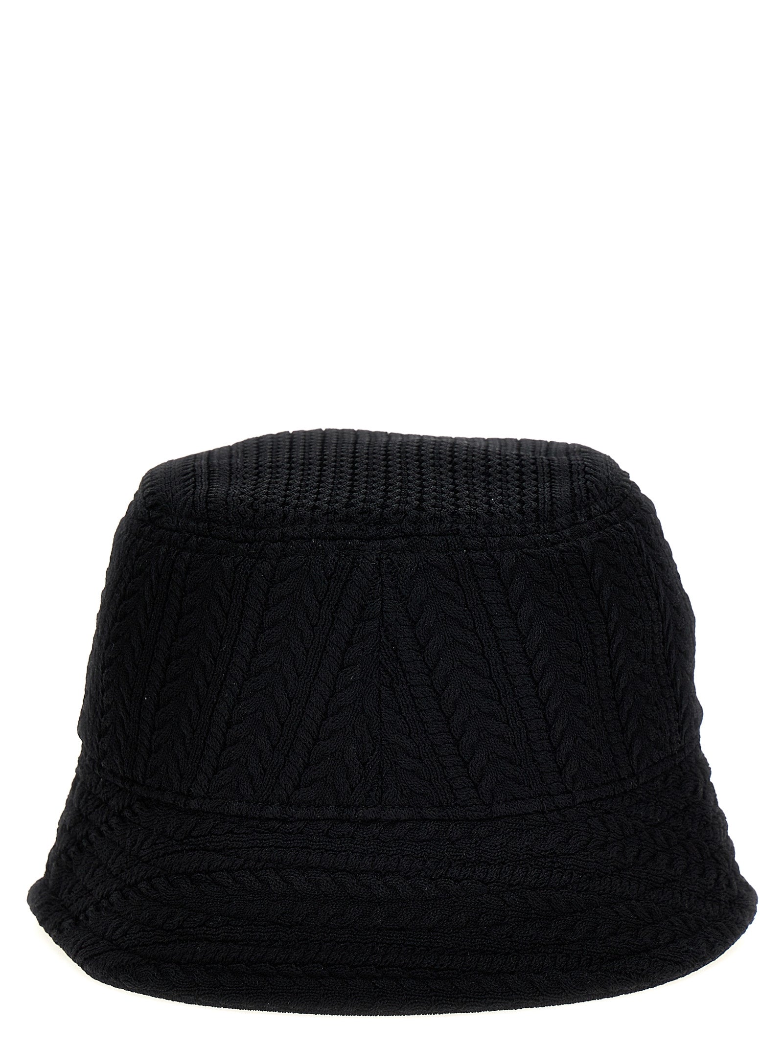 Jacquemus Black Viscose Bucket Hat