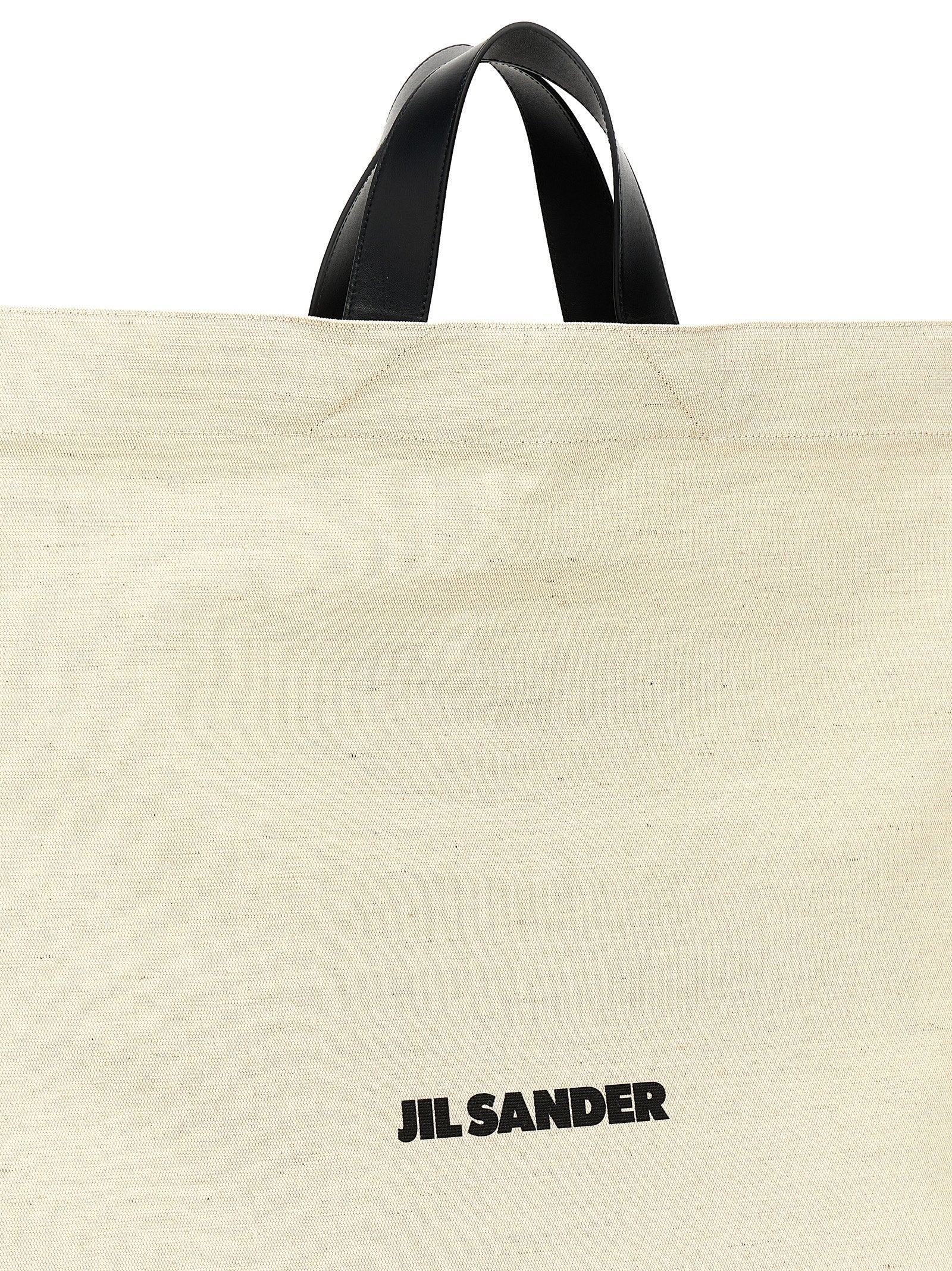Jil Sander Bicolor Jute Tote Bag
