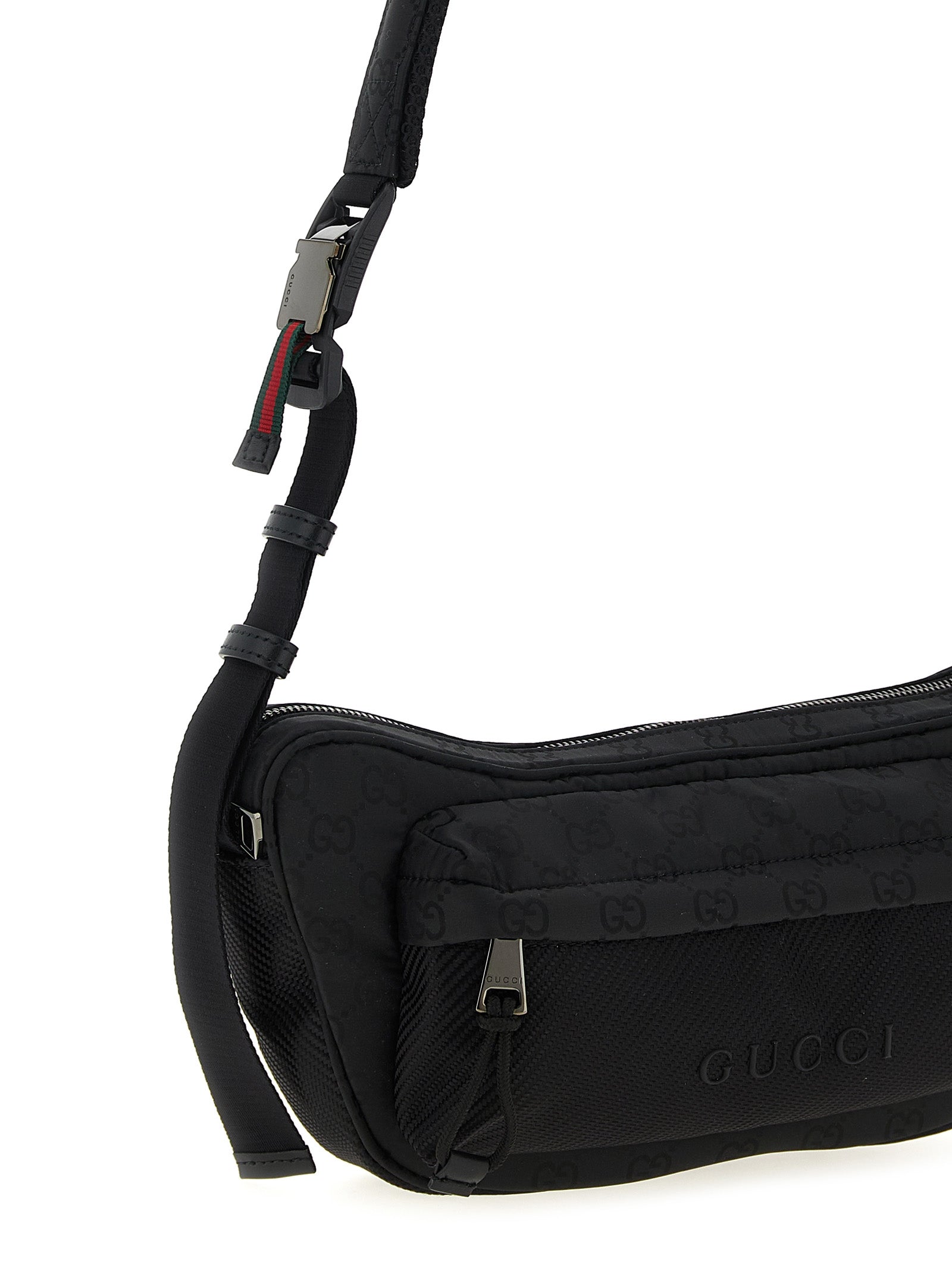 Gucci Black Polyester Crossbody Bag