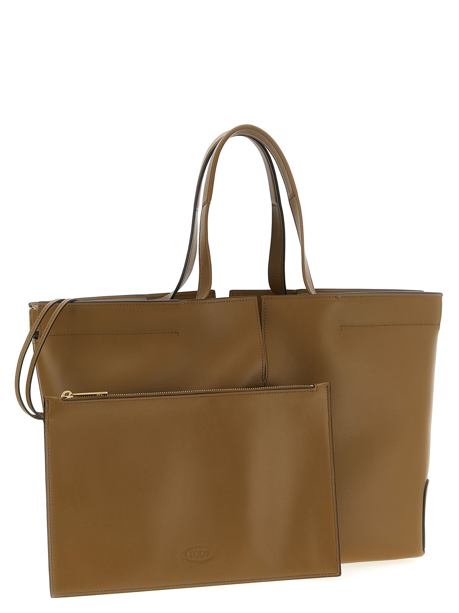 Tod's Bicolor Calfskin Tote Bag