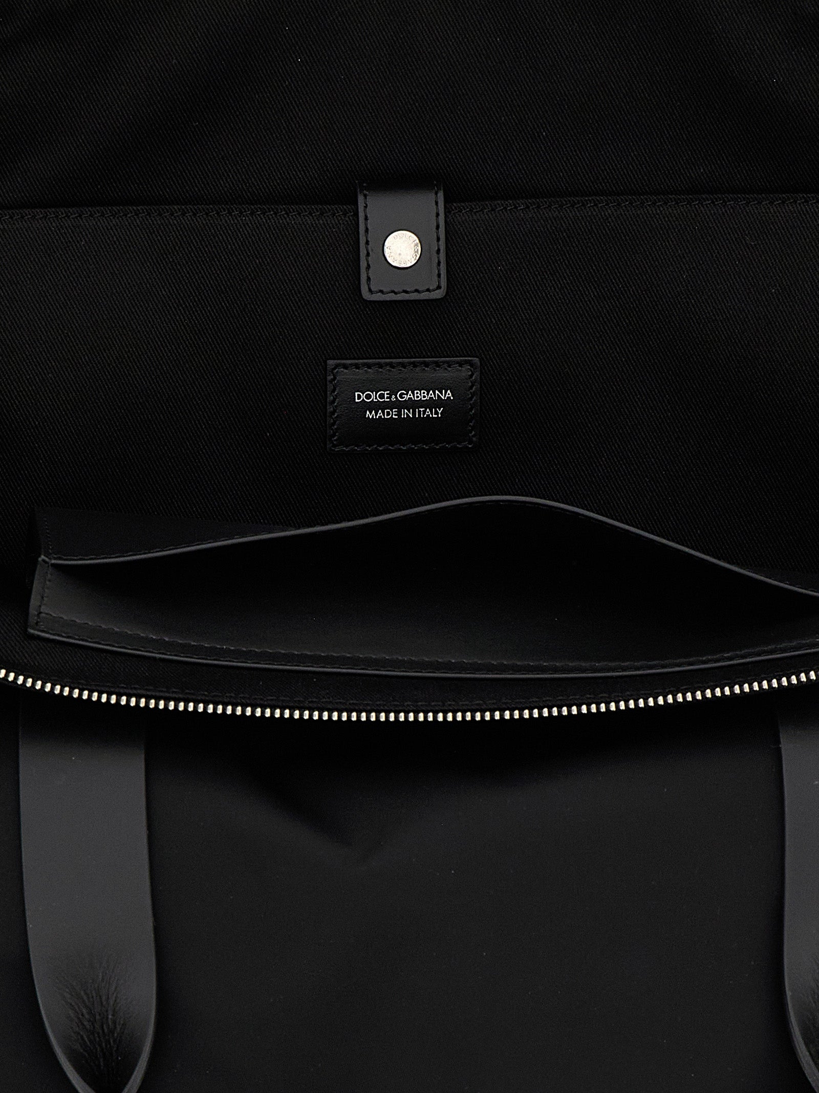 Dolce & Gabbana Black Polyamide Tote Bag