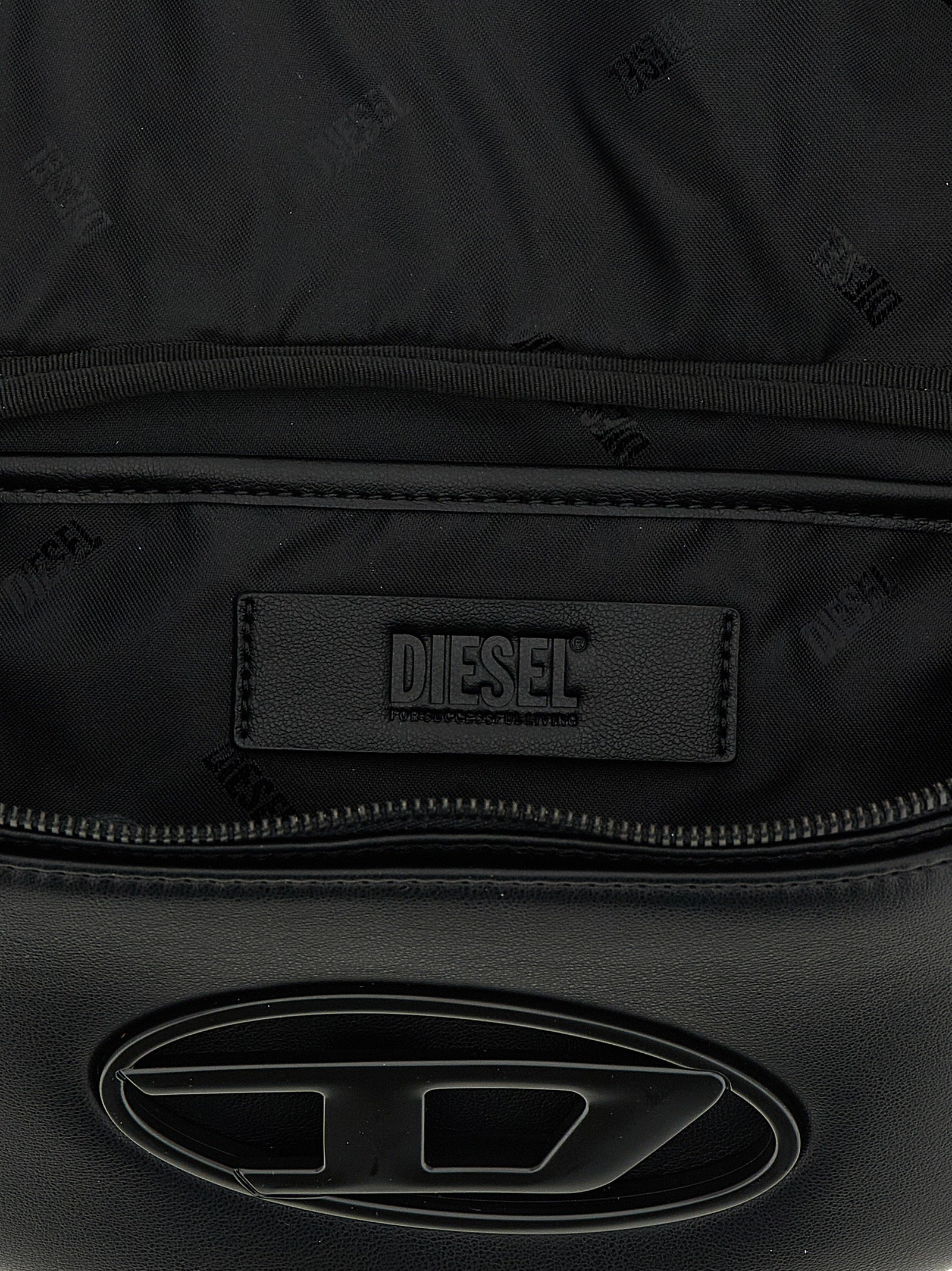 Diesel Black Polyethylene Crossbody Bag