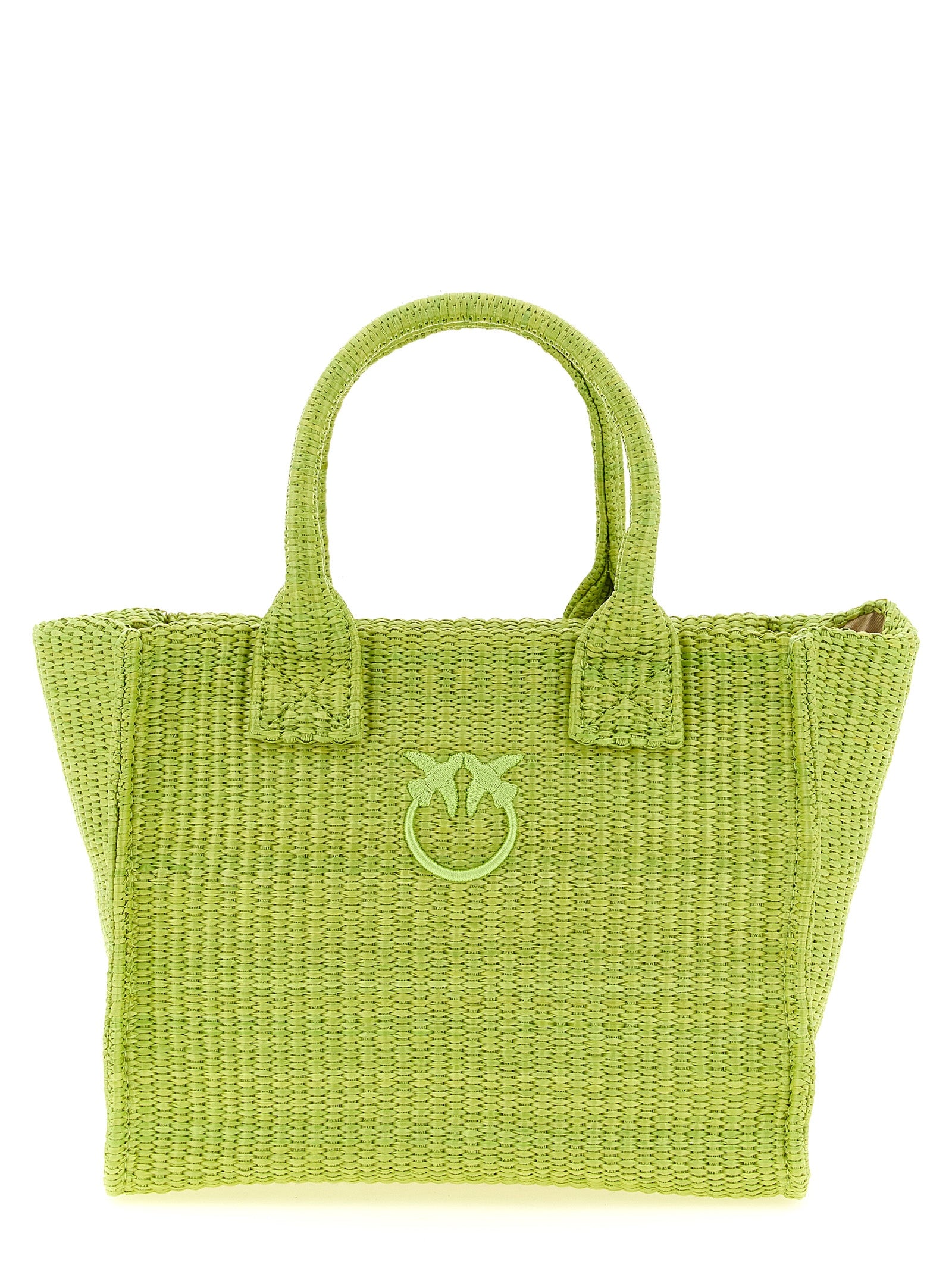 PINKO Bicolor Polypropylene Tote Bag
