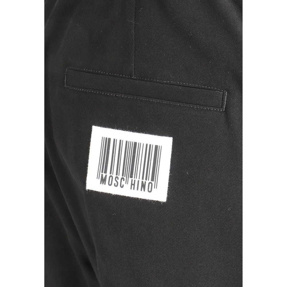 Moschino Black Cotton Joggers (Workout Pants)