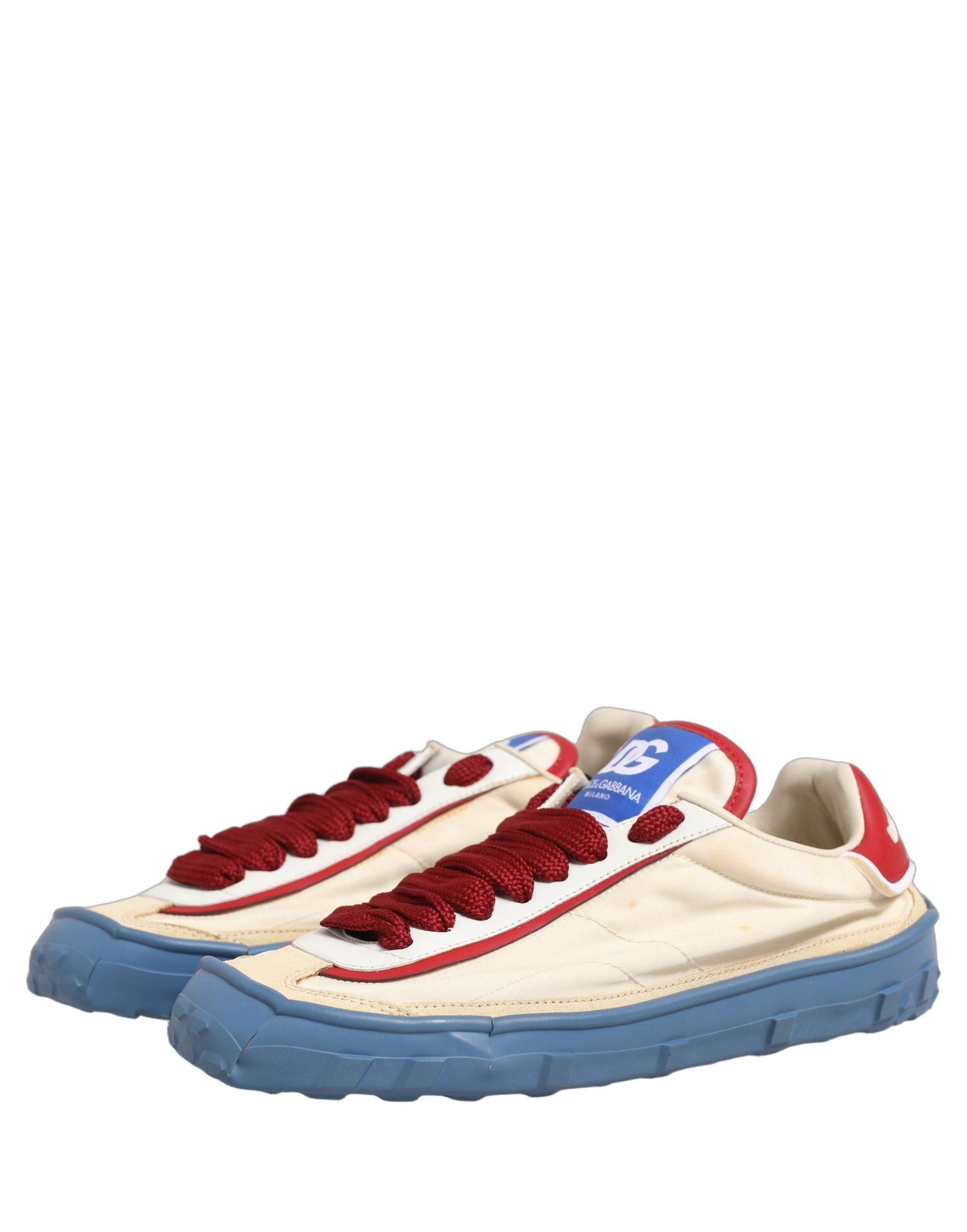 Dolce & Gabbana Multicolor Old Runner Lace Up Sneakers Shoes