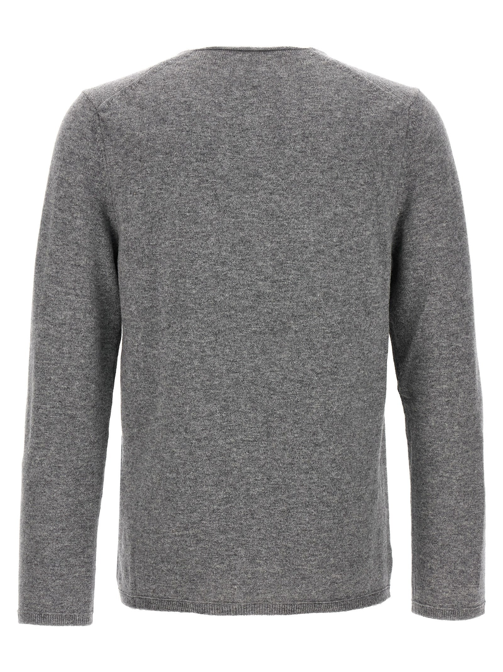 Comme Des Garçons Gray Wool Cardigan