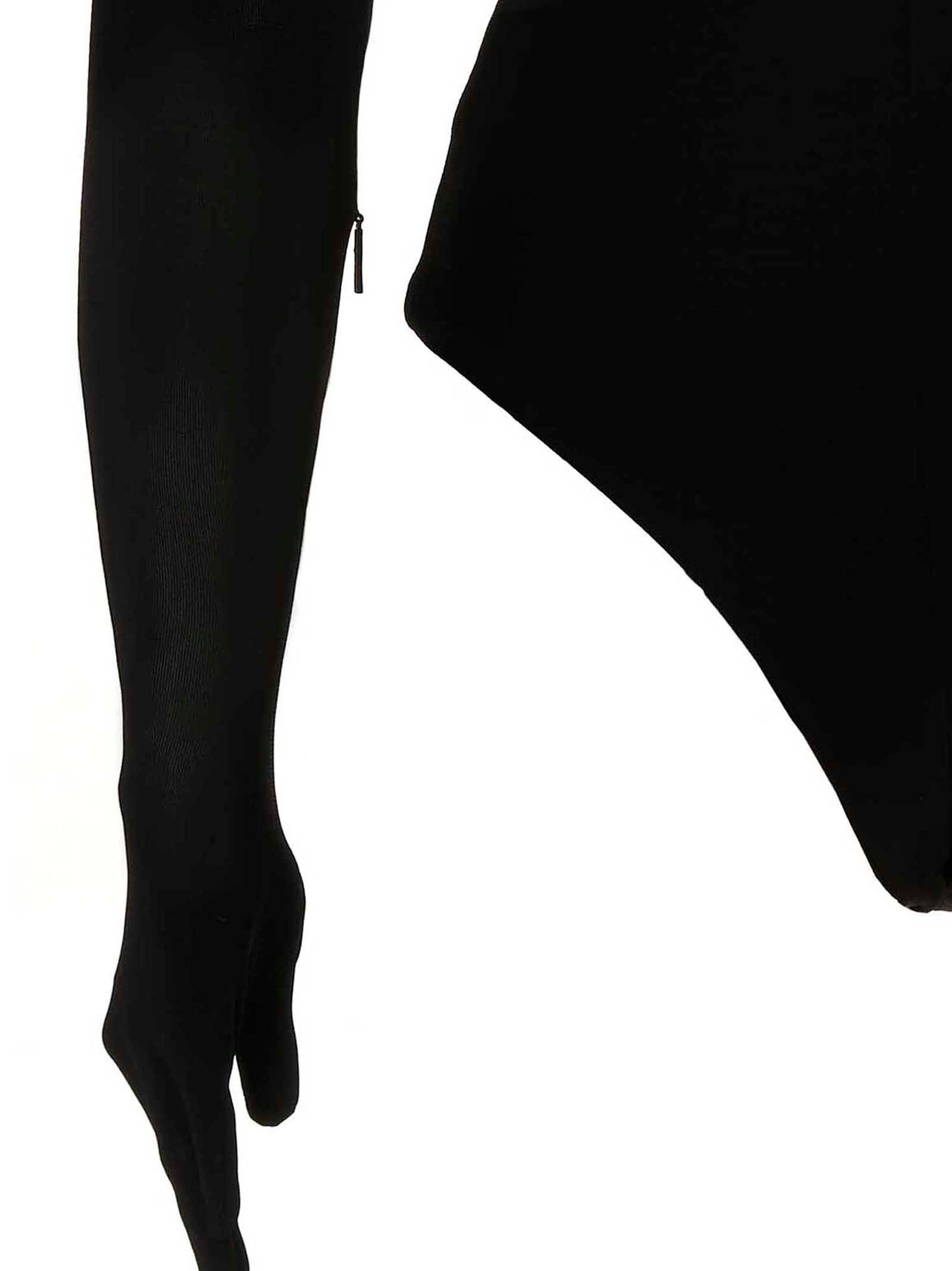 Ambush Black Viscose Bodysuit