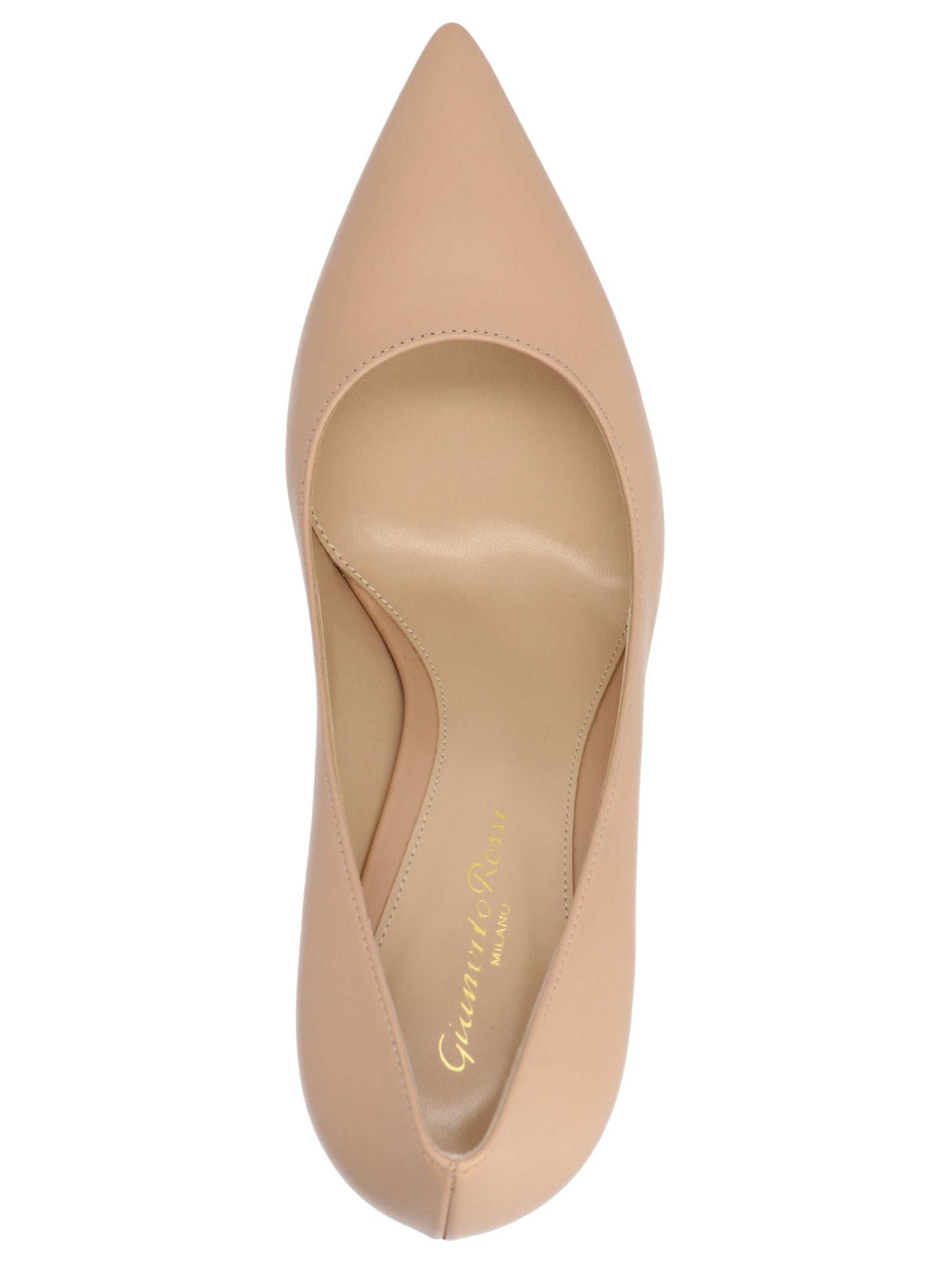Gianvito Rossi Beige Calfskin High Heel Pumps
