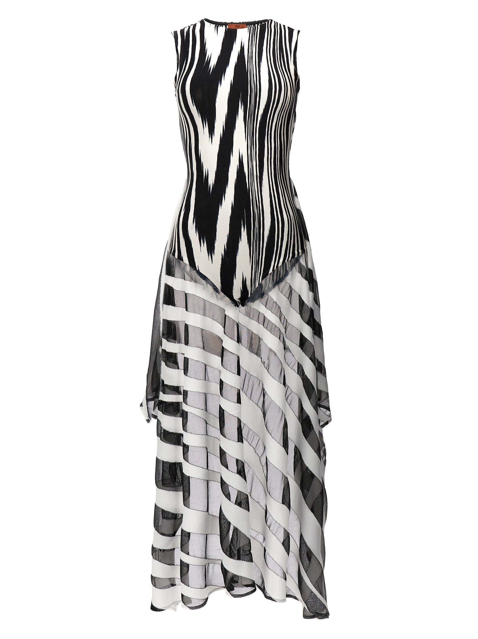 Missoni Bicolor Viscose Bodysuit
