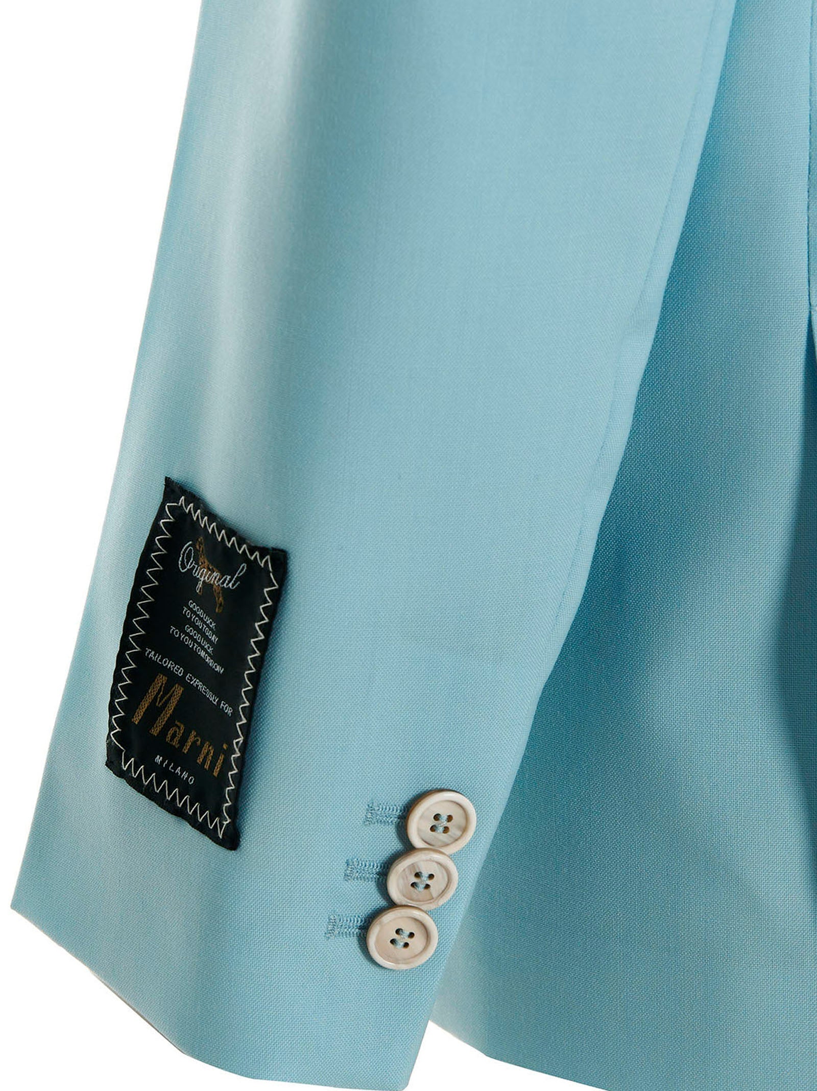 Marni Blue Virgin Wool Blazer