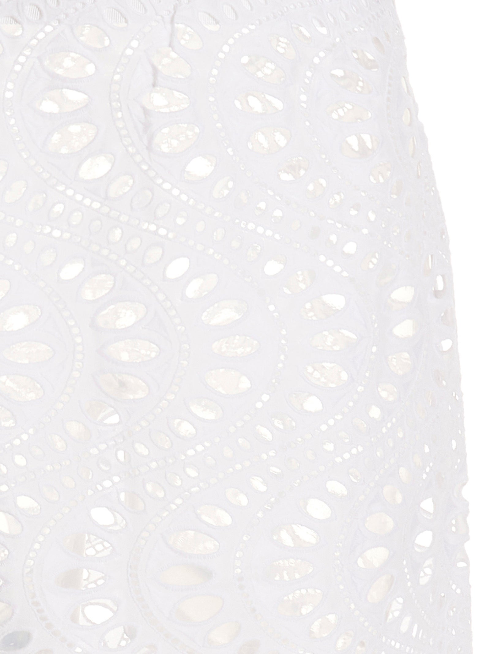 Giambattista Valli White Cotton Mini Skirt