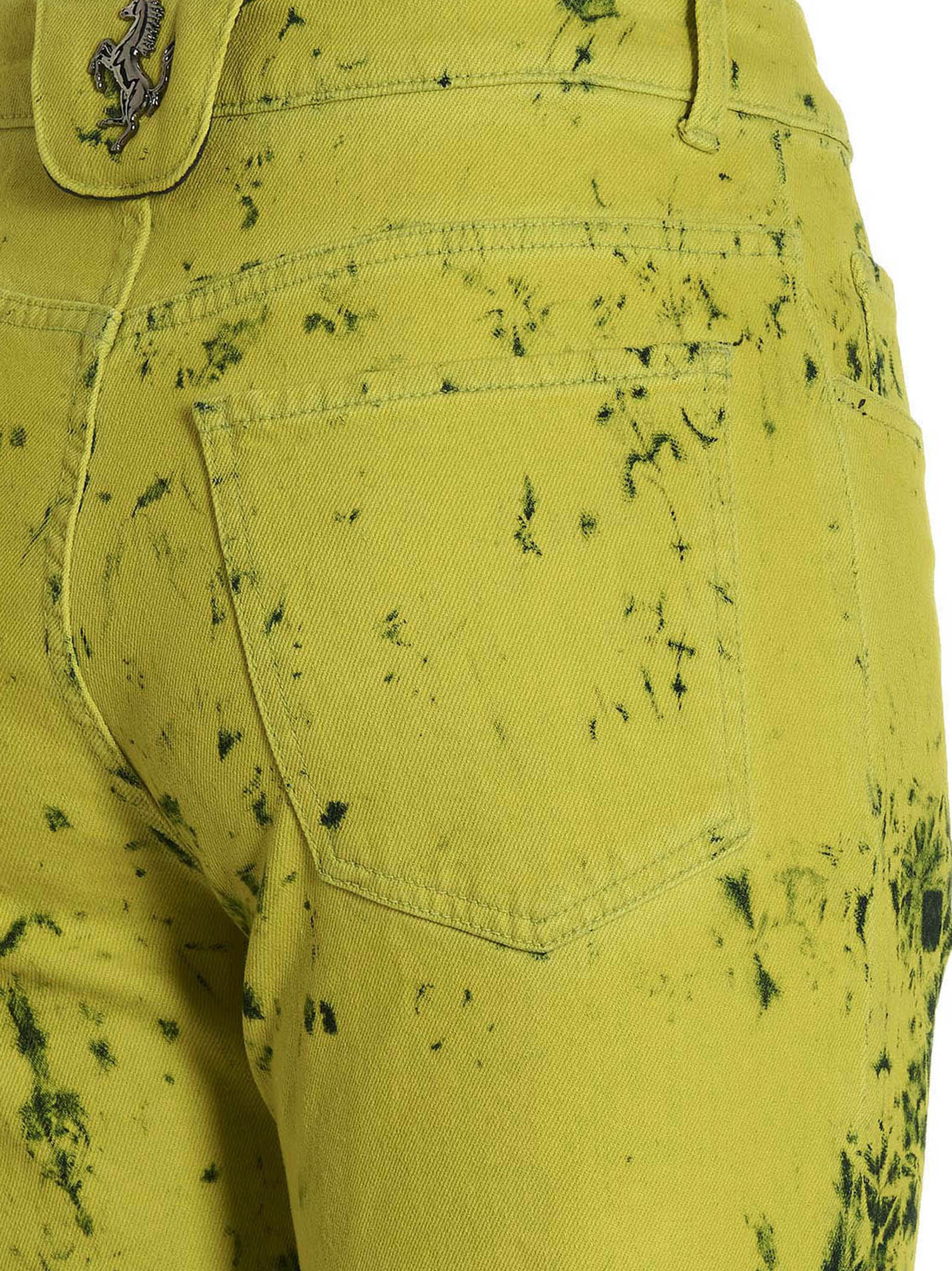 Ferrari Bicolor Cotton Jeans Denim