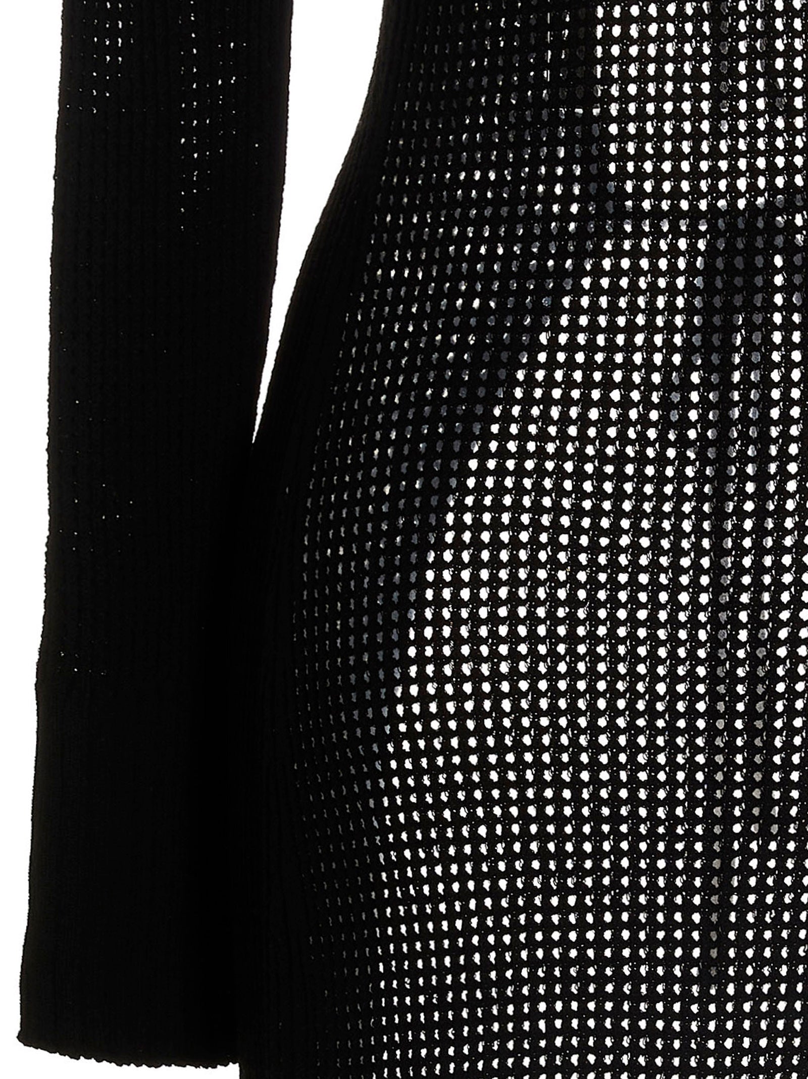 ANDREĀDAMO Black Viscose Cardigan