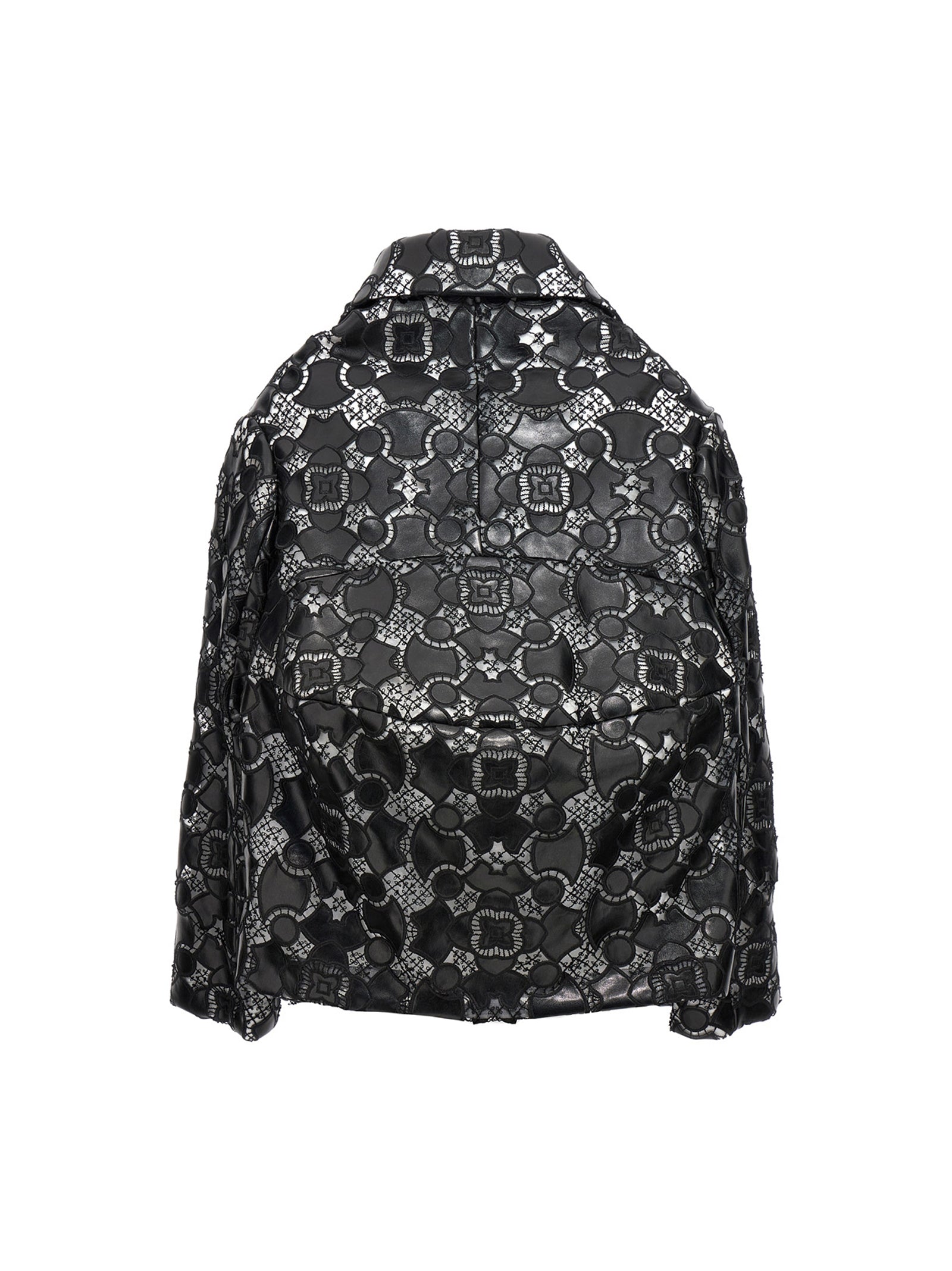 Comme Des Garçons Bicolor Polyethylene Leather Jacket