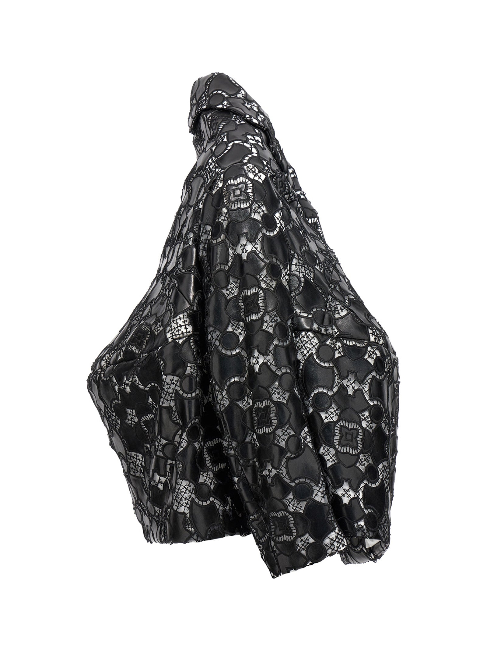 Comme Des Garçons Bicolor Polyethylene Leather Jacket