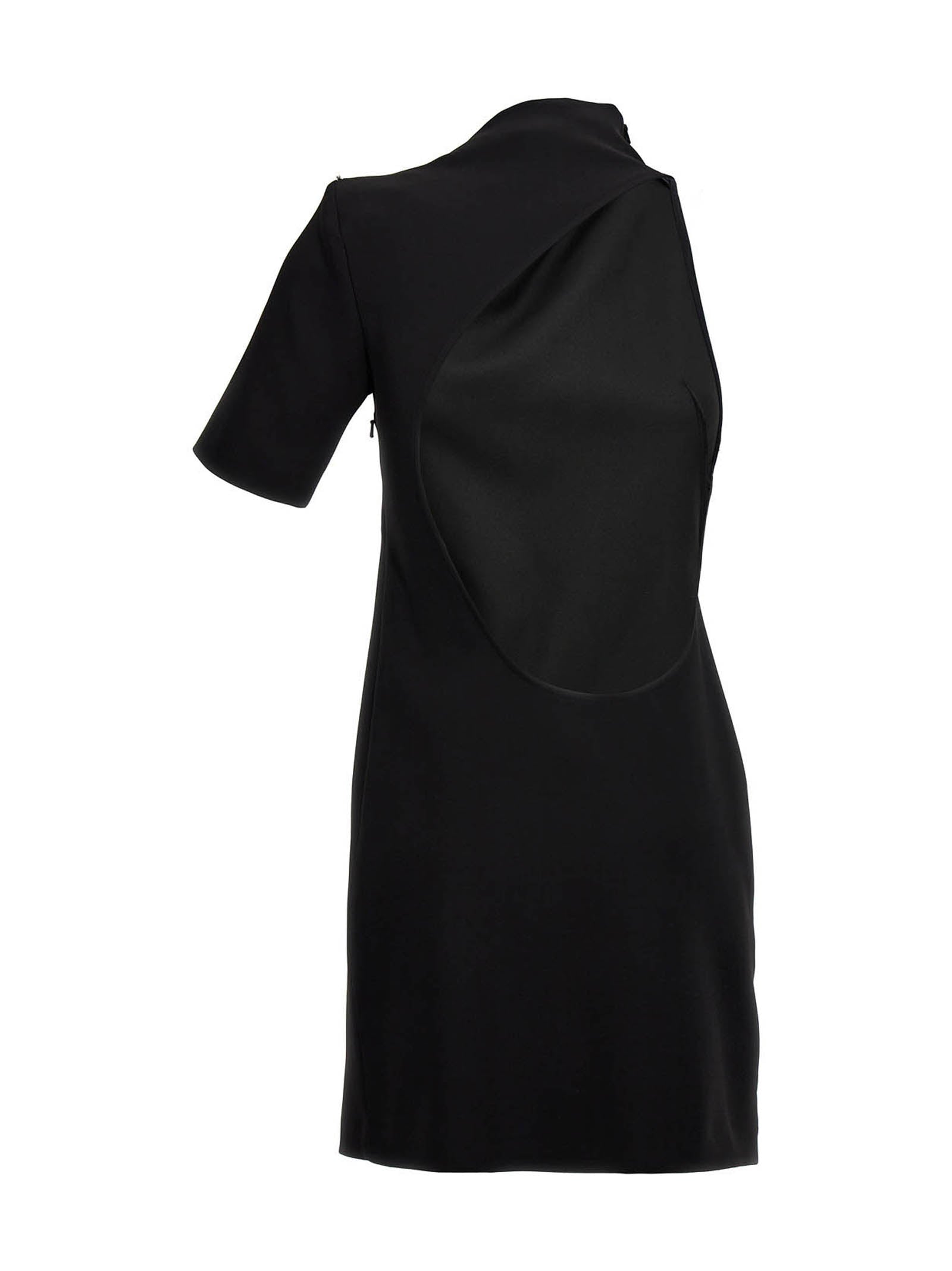 Sportmax Black Viscose Short Dress