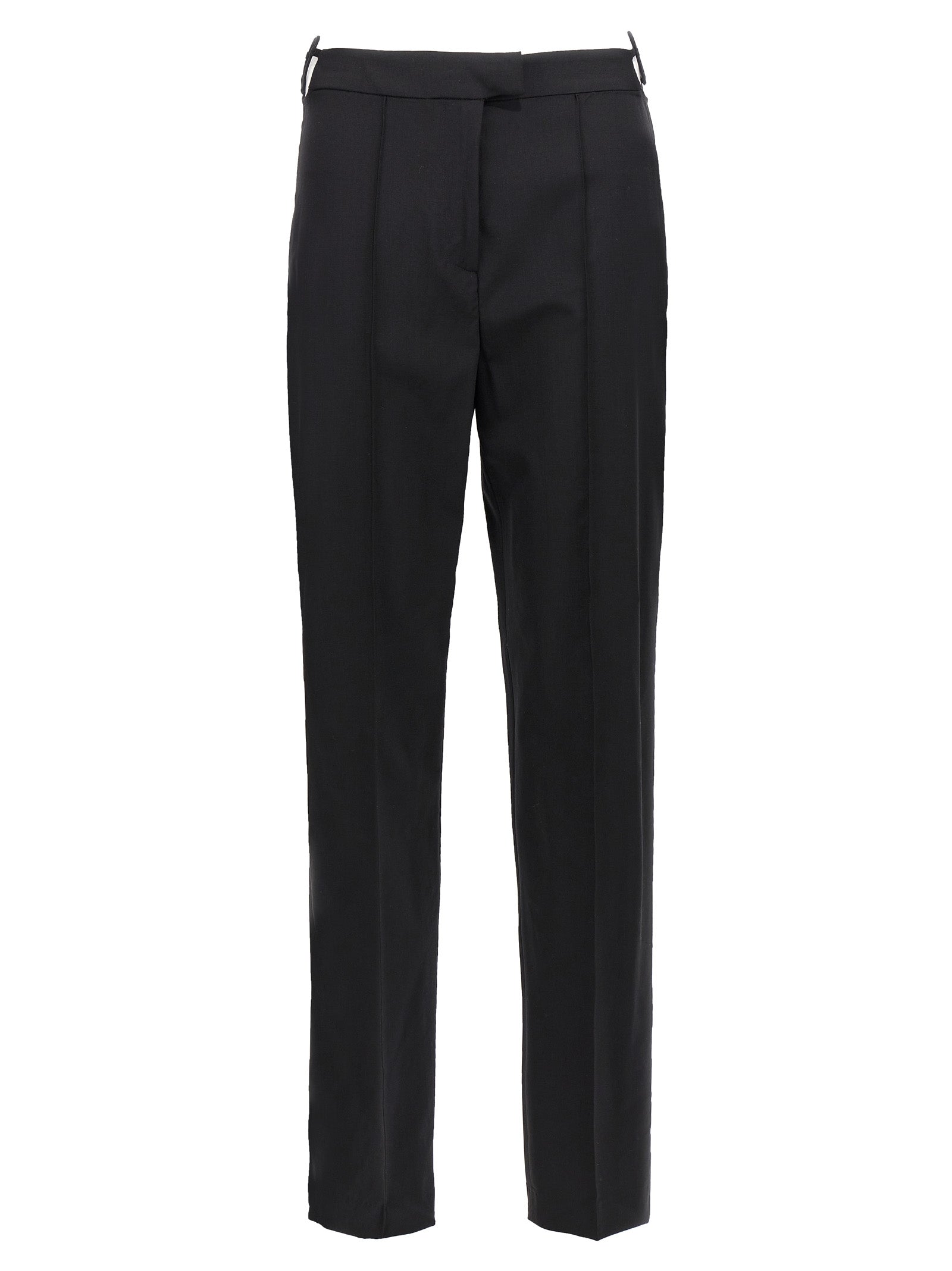 Nensi Dojaka Black Virgin Wool Pants
