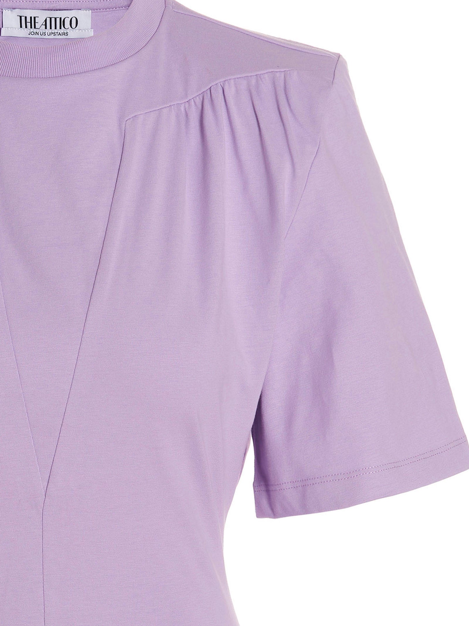 The Attico Purple Cotton T-Shirt