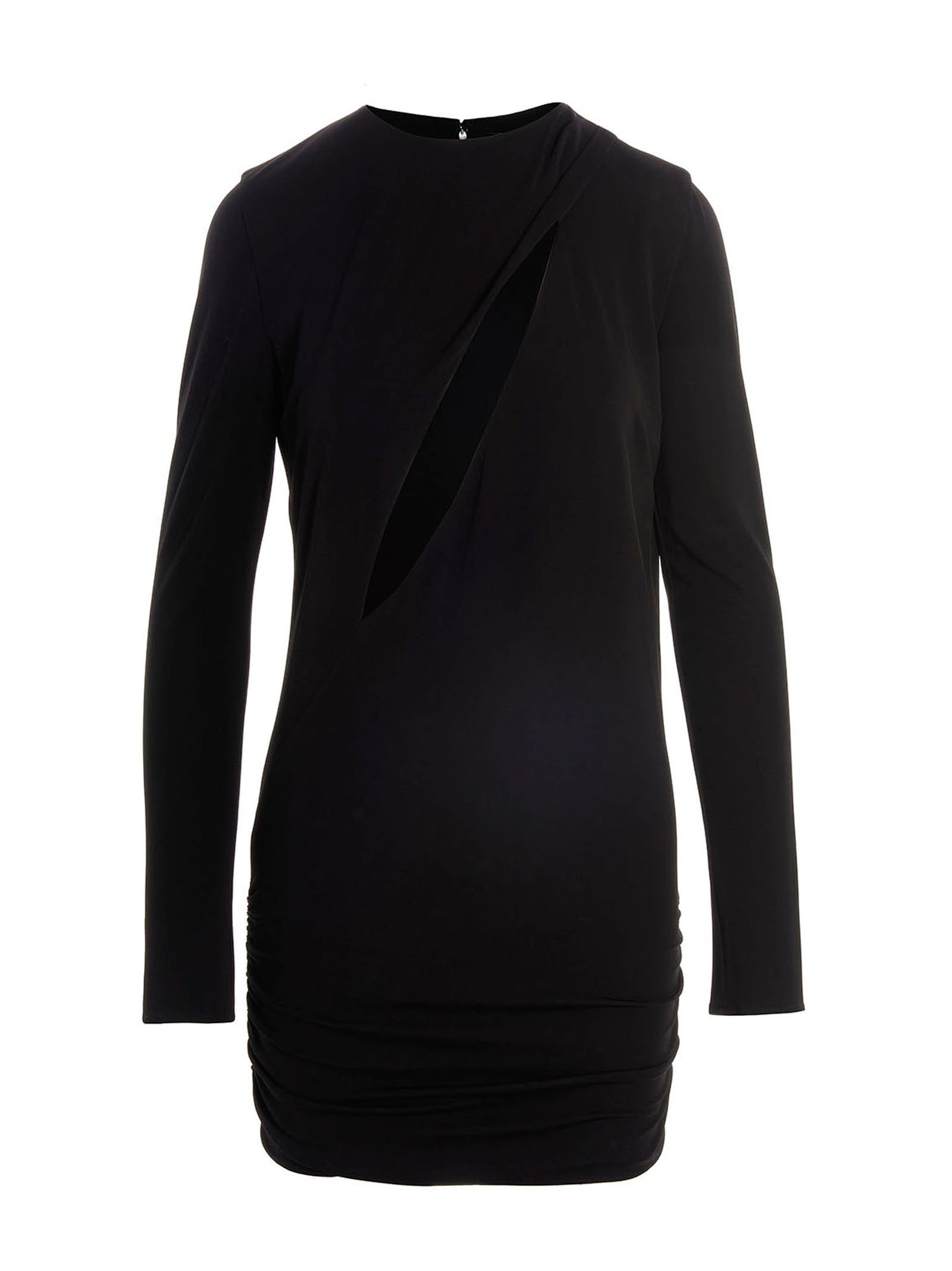 Versace Black Viscose Short Dress