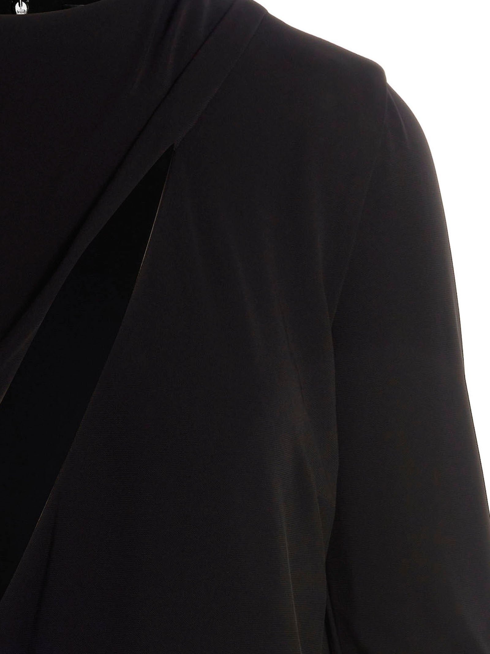 Versace Black Viscose Short Dress