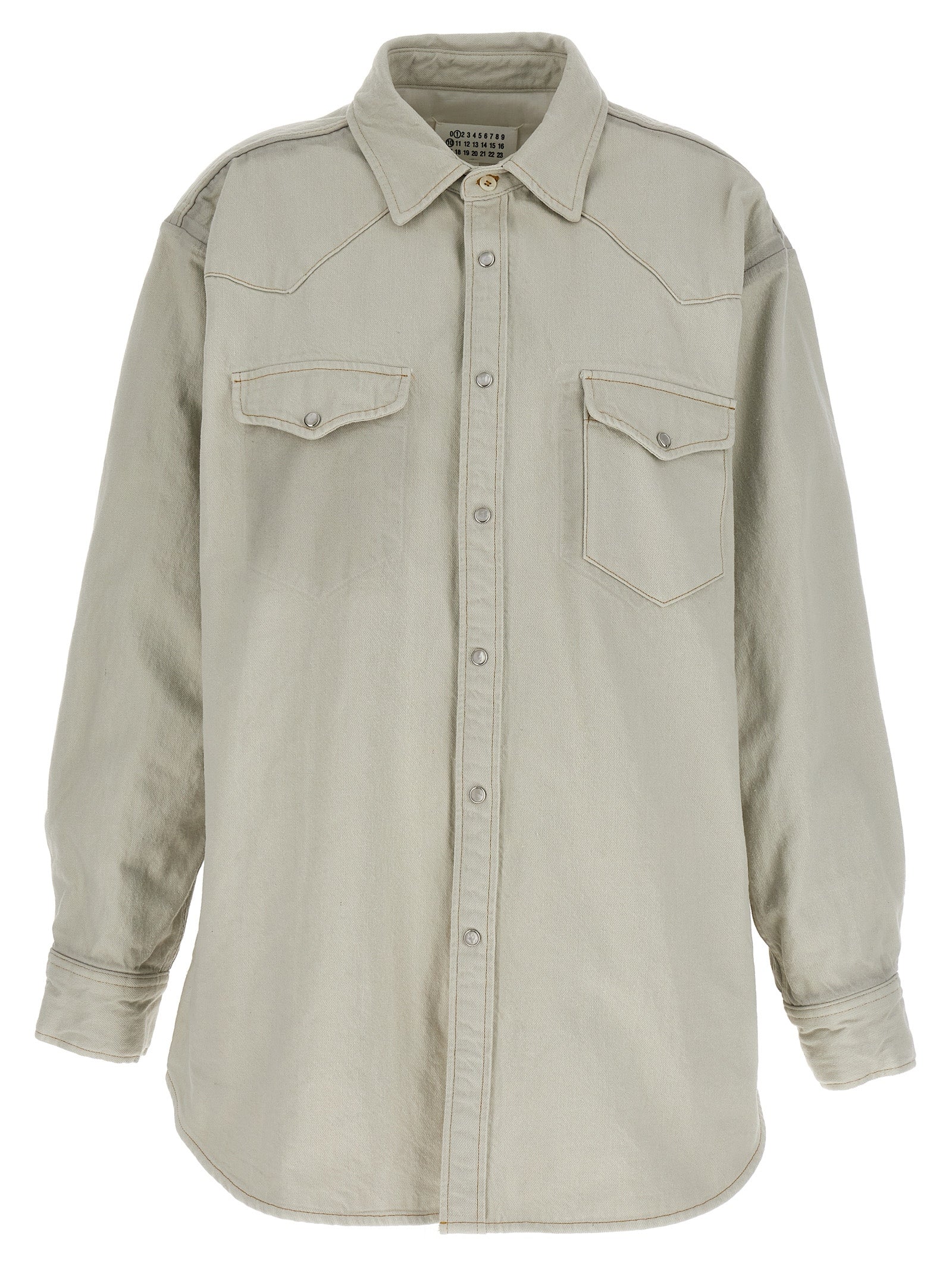 Maison Margiela White Cotton Denim Jacket