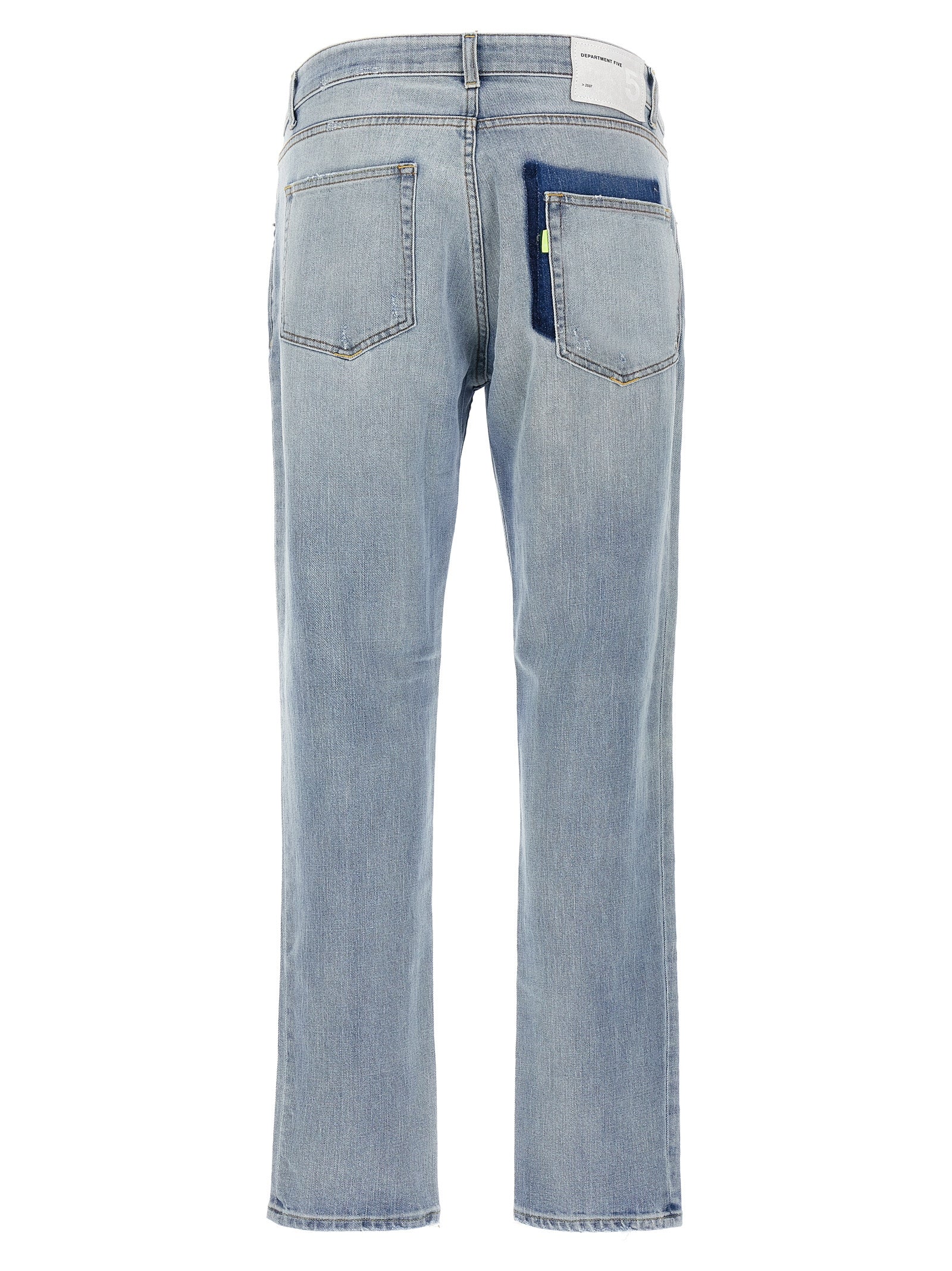 Department 5 Blue Cotton Slim Fit Jeans