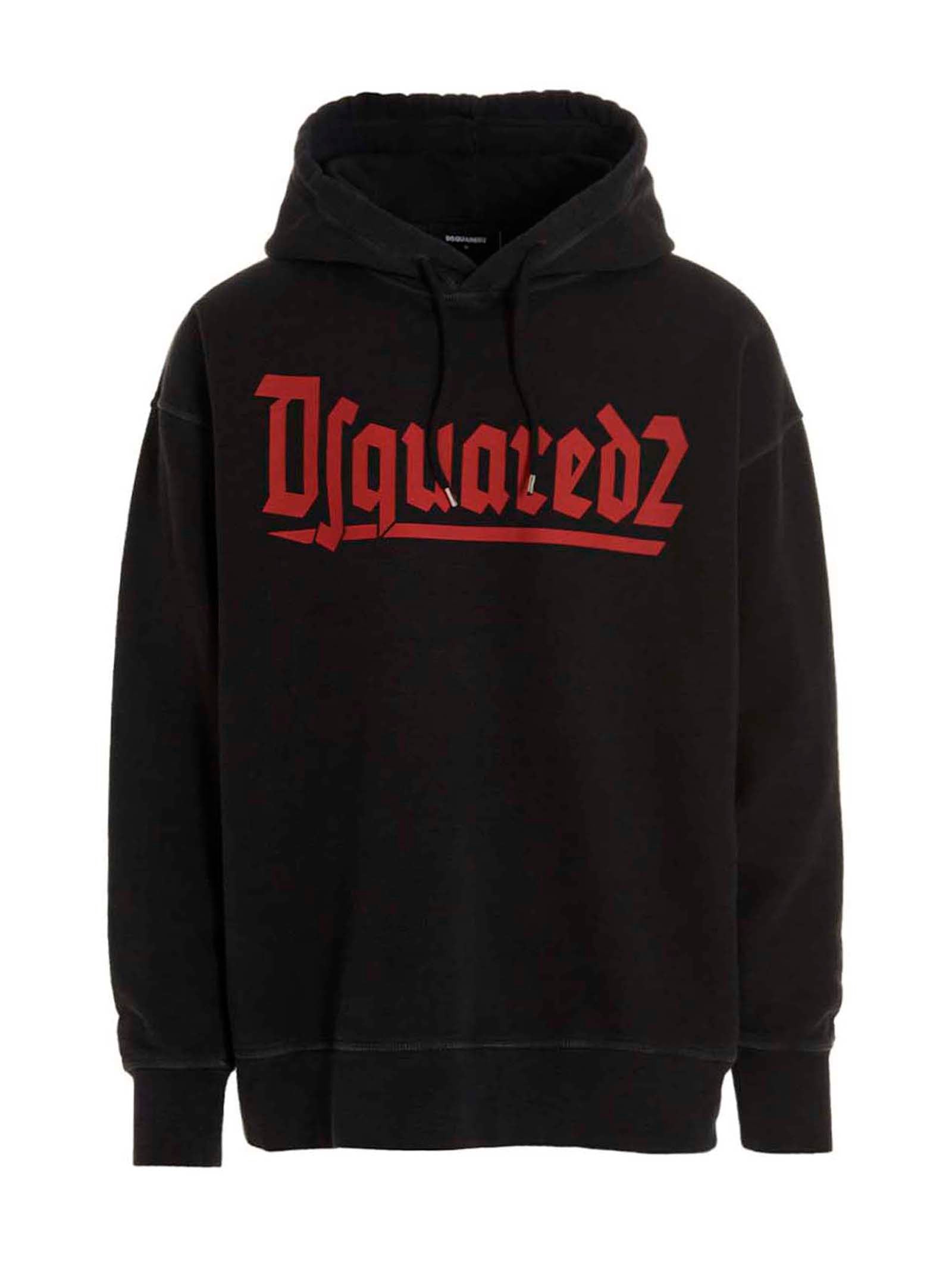 Dsquared² Black Cotton Sweatshirt