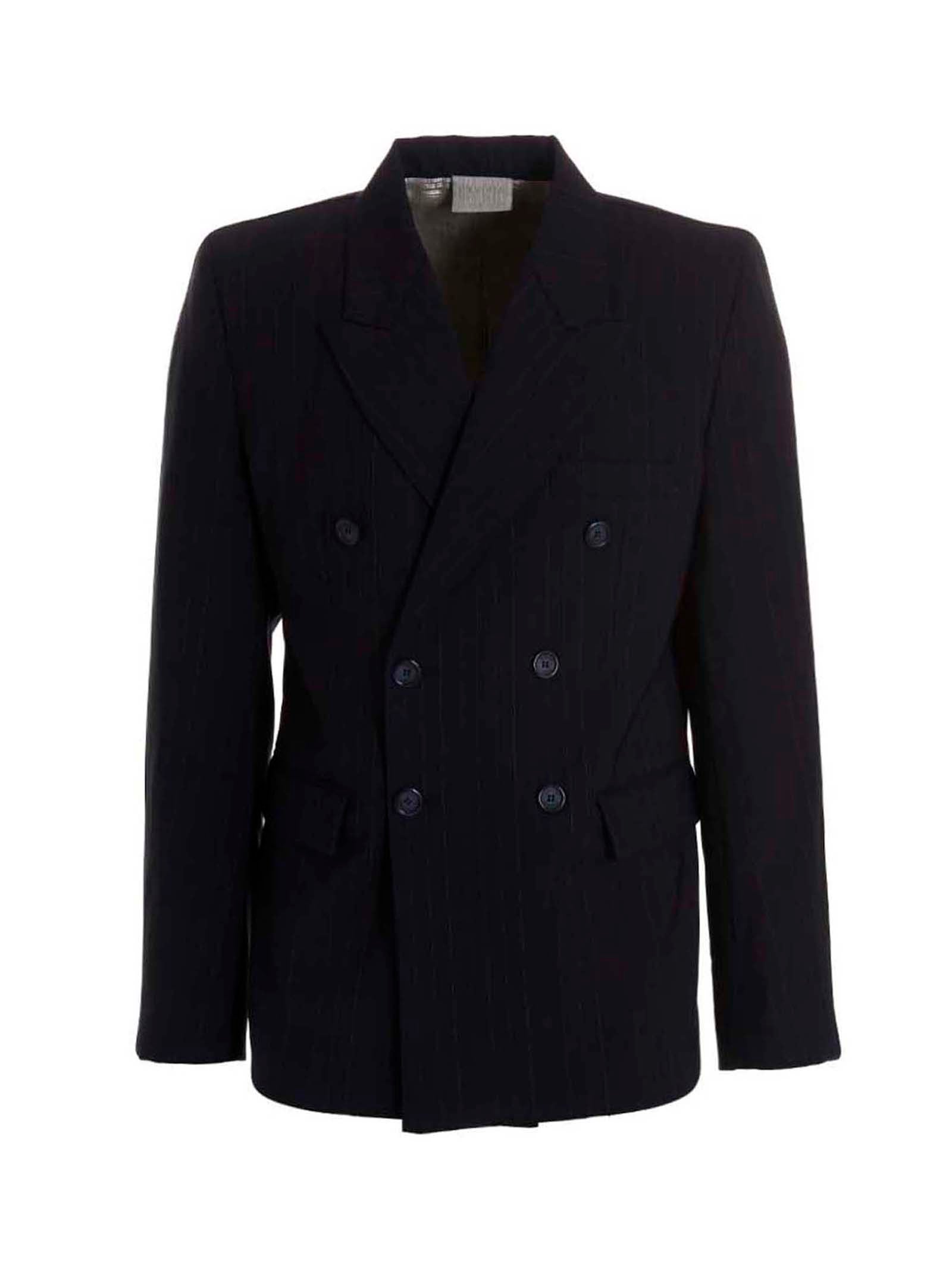 VTMNTS Blue Virgin Wool Blazer