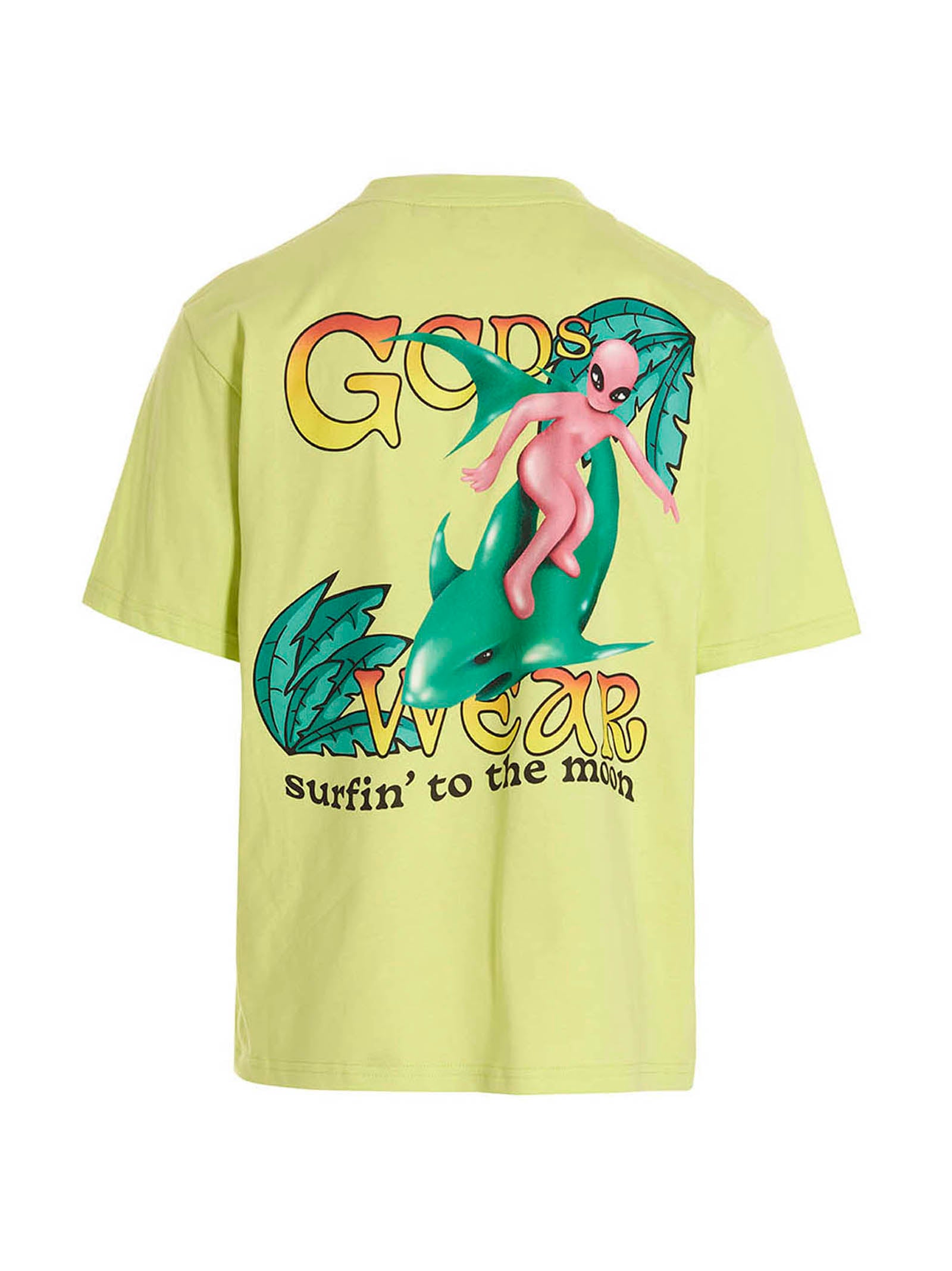 GCDS Bicolor Cotton T-Shirt