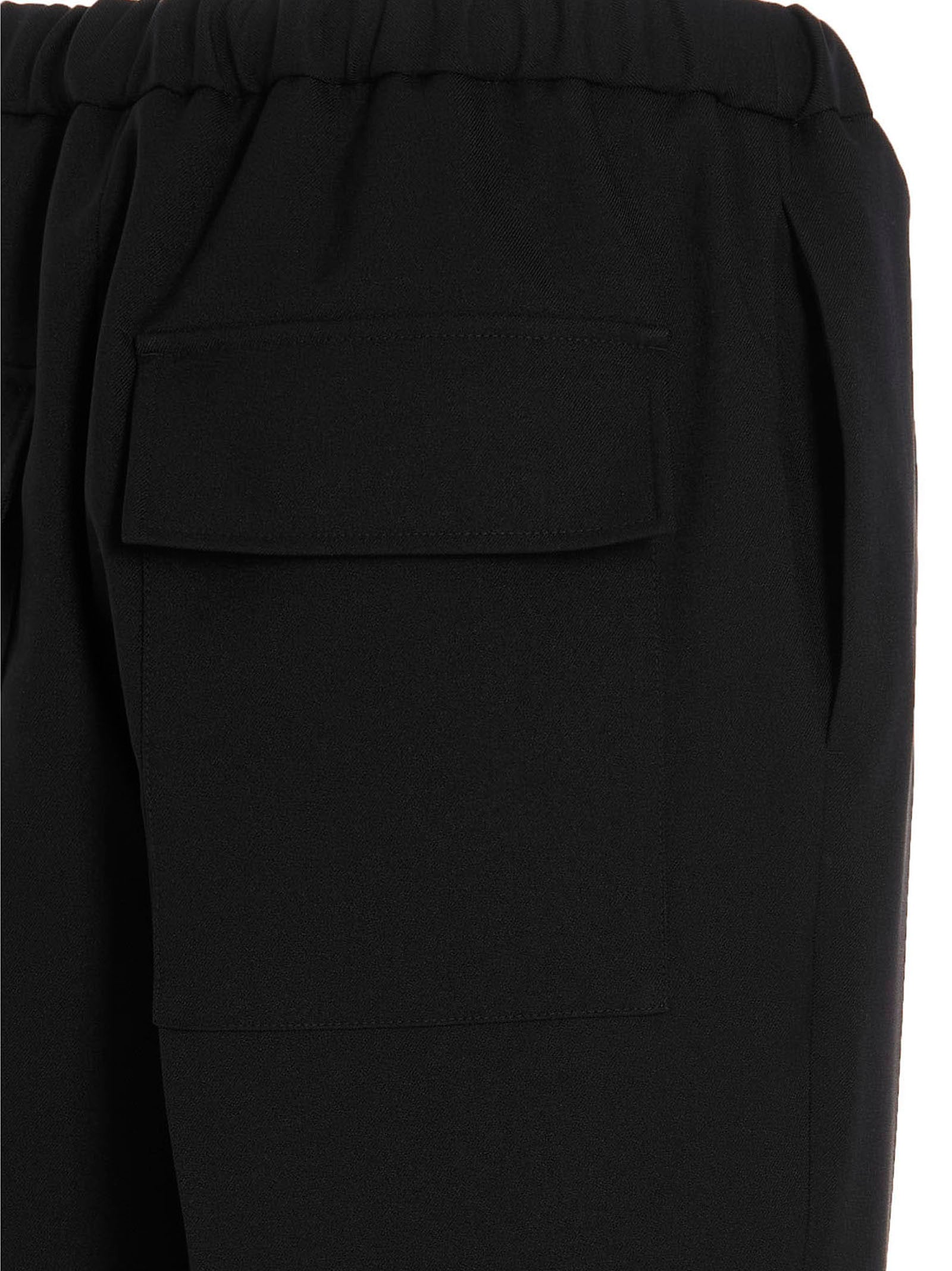 Jil Sander Blue Polyester Casual Pants
