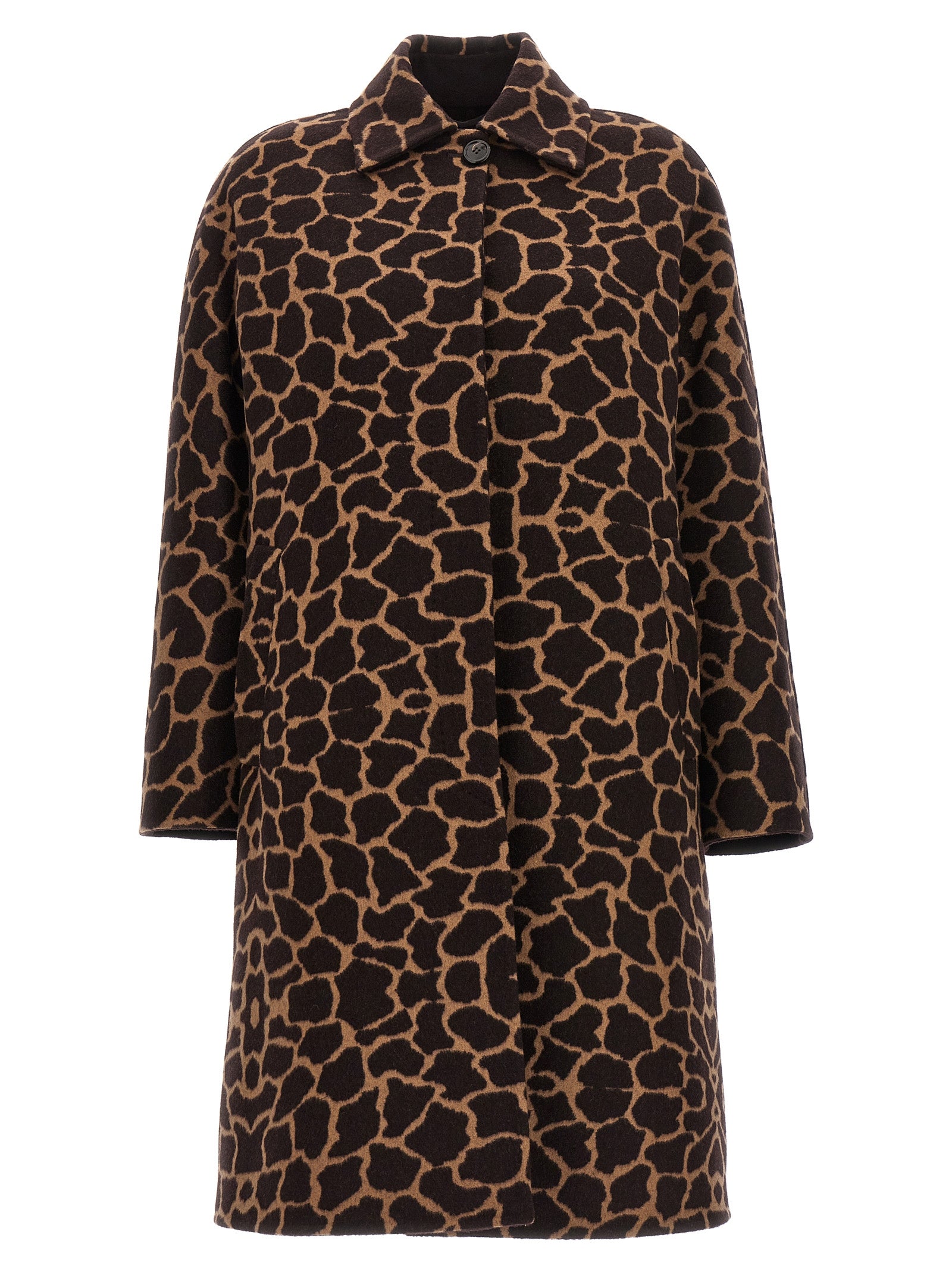 Max Mara Brown Virgin Wool Coat