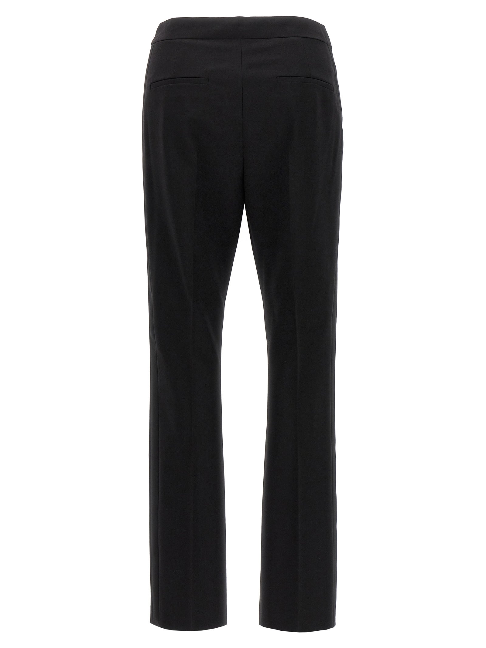 Max Mara Black Virgin Wool Dress Pants