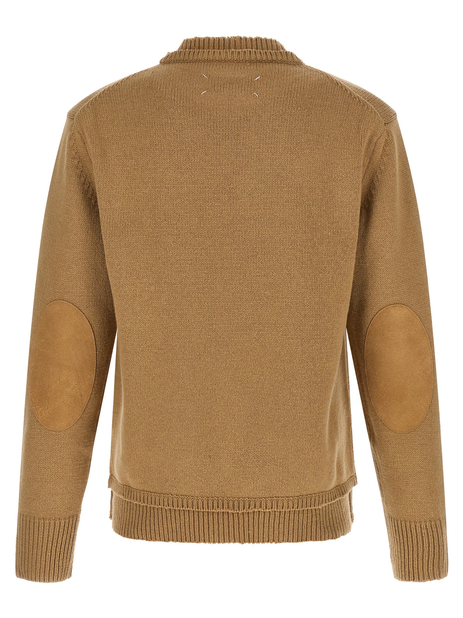 Maison Margiela Beige Wool Cardigan