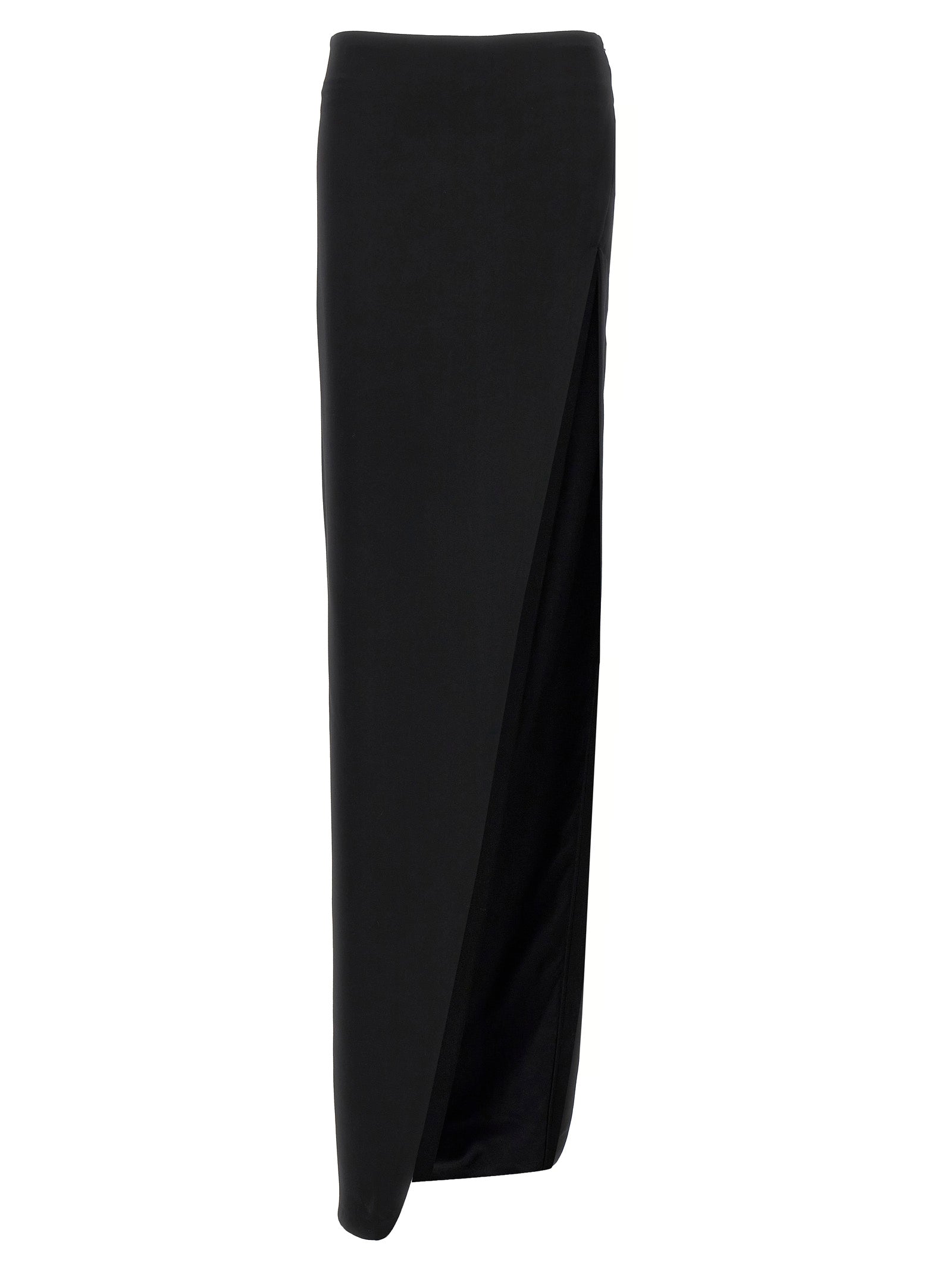 Ann Demeulemeester Black Lamb Leather Mini Skirt