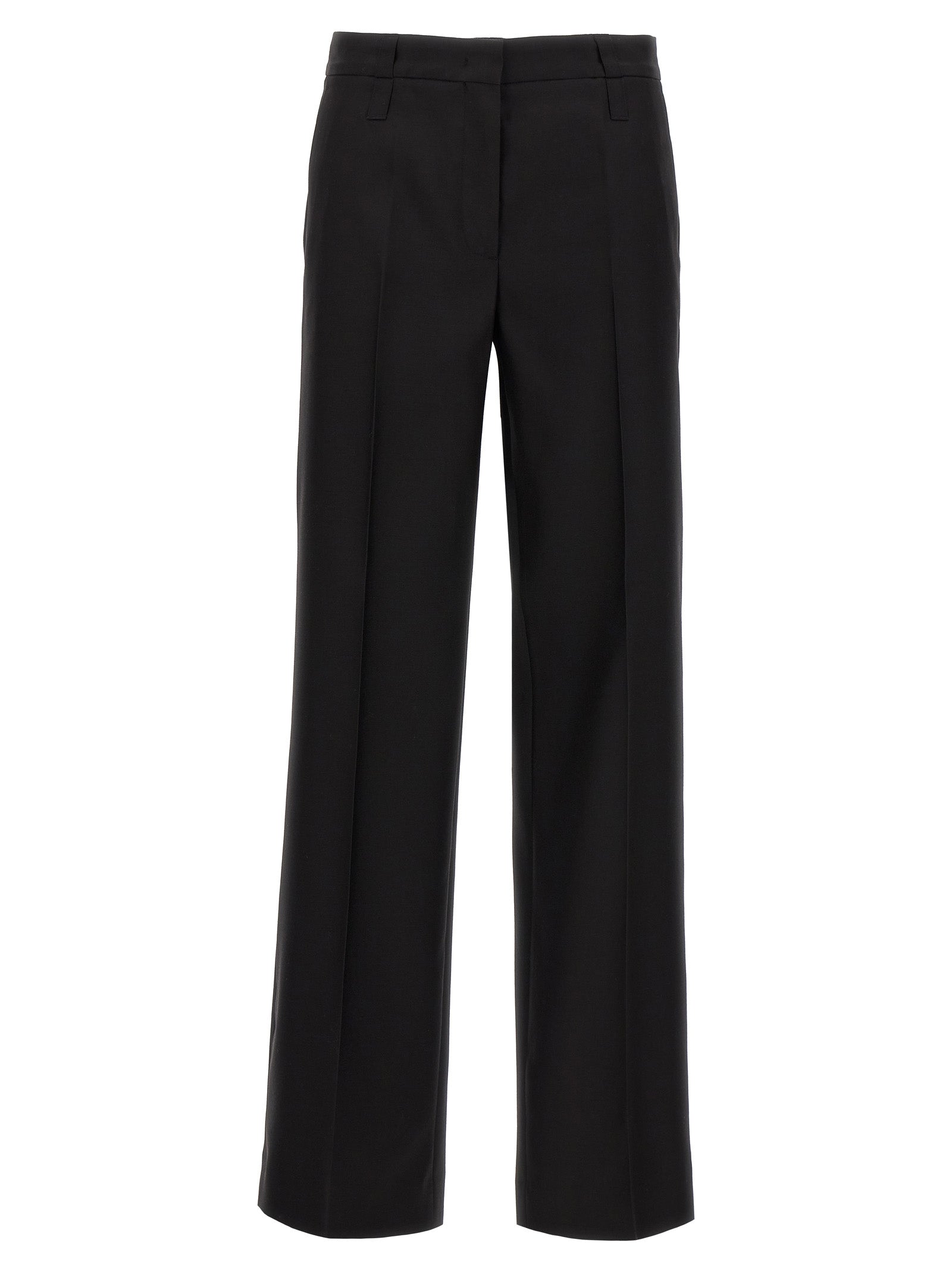 CELLAR DOOR Black Virgin Wool Dress Pants