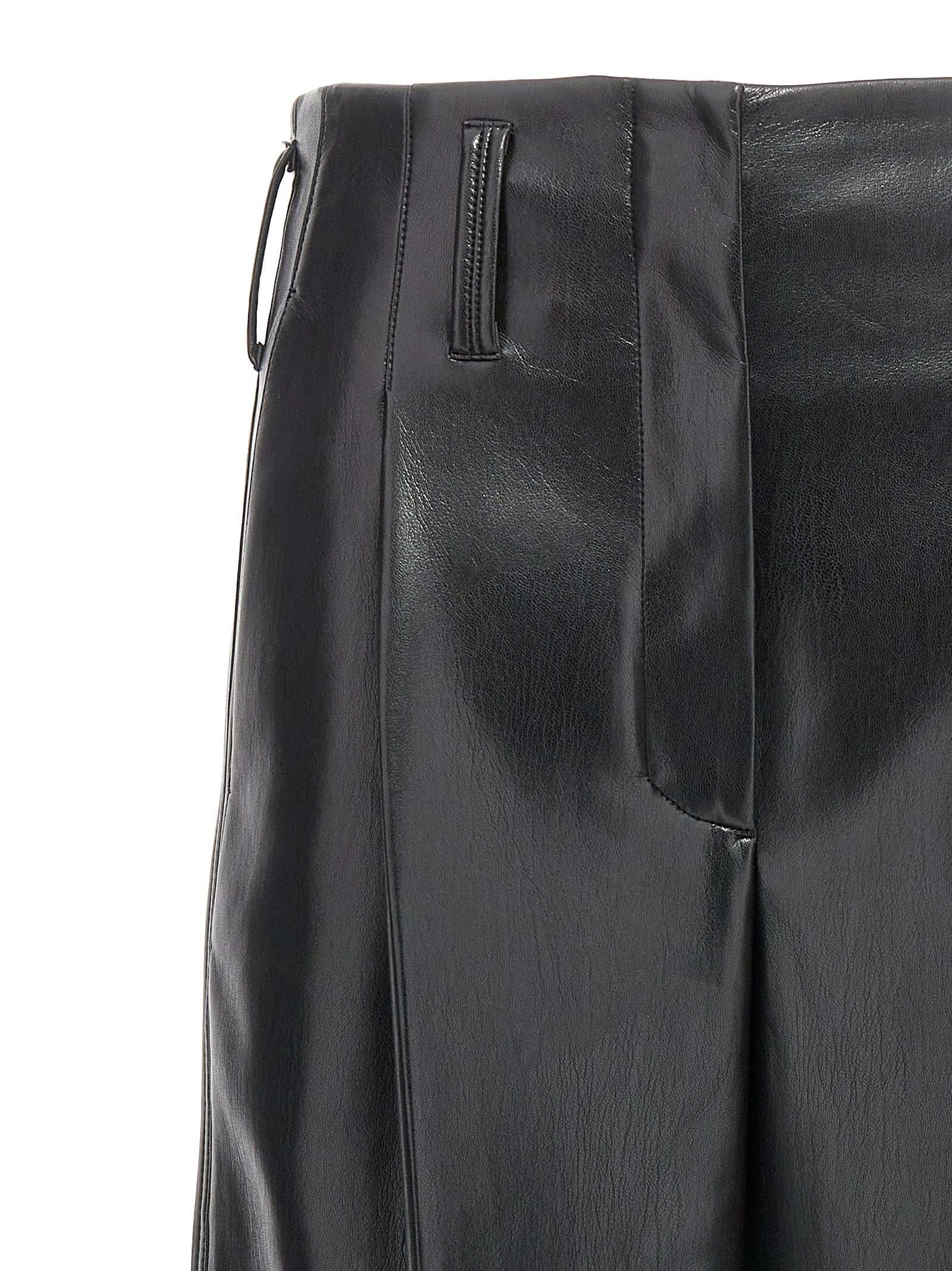 Philosophy Black Polyester Casual Pants