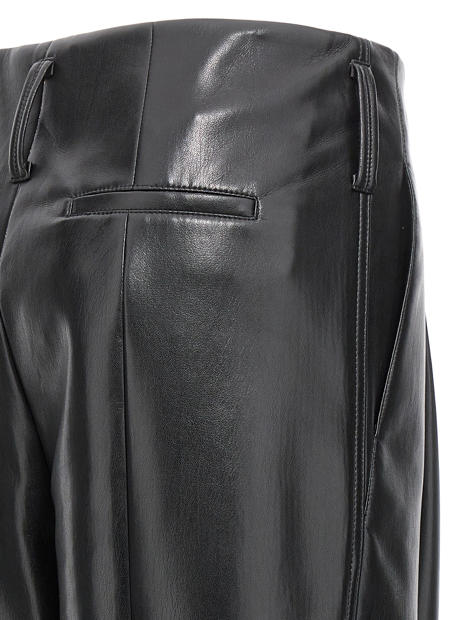 Philosophy Black Polyester Casual Pants