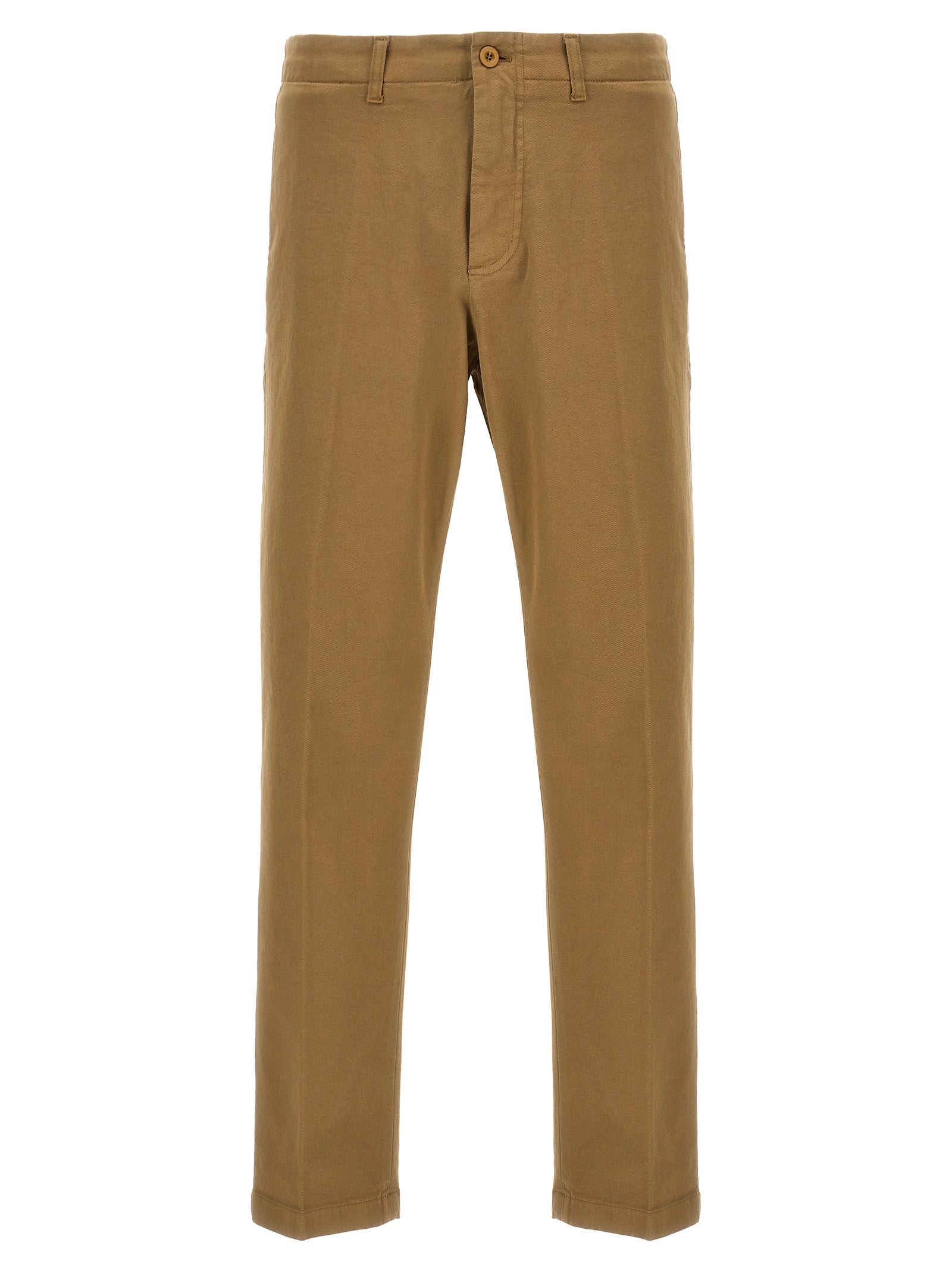 Department 5 Beige Cotton Casual Pants