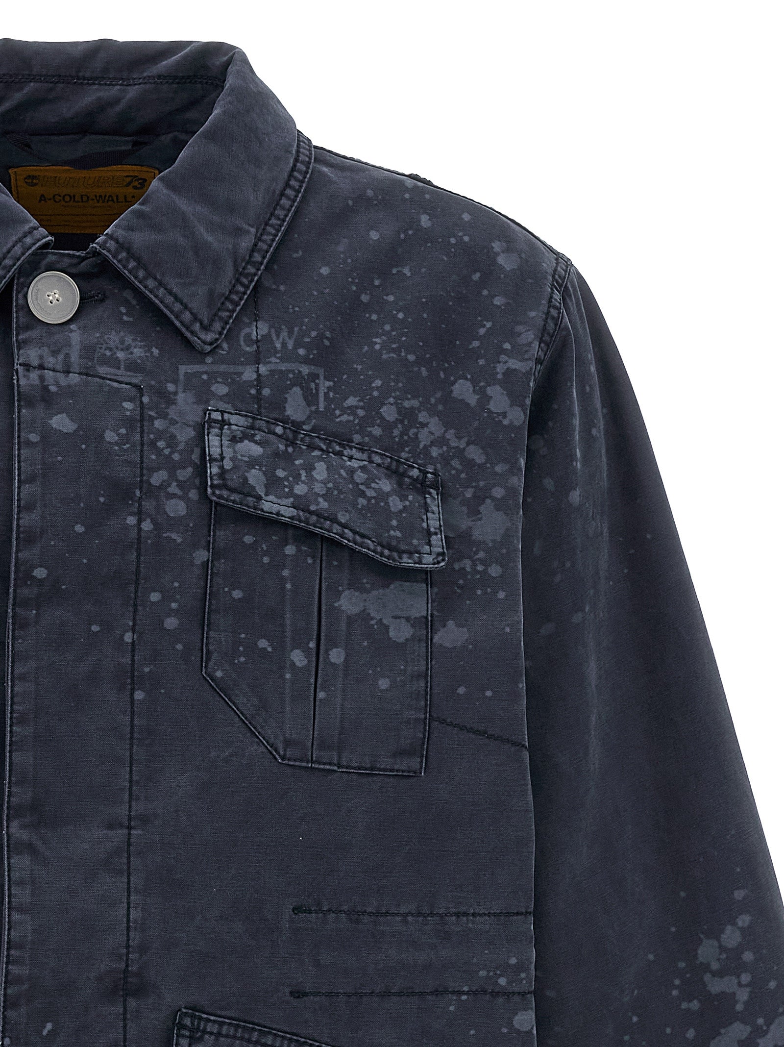A-COLD-WALL* Blue Cotton Full-Length Jacket