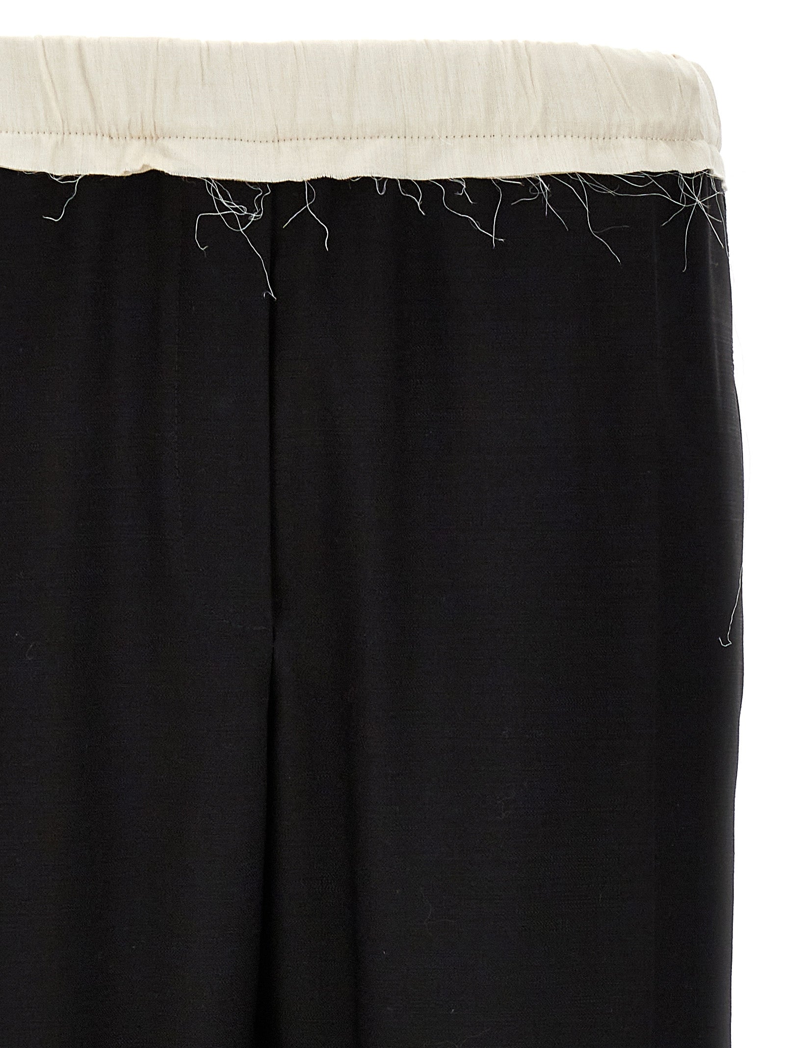 WALES BONNER Bicolor Wool Casual Pants