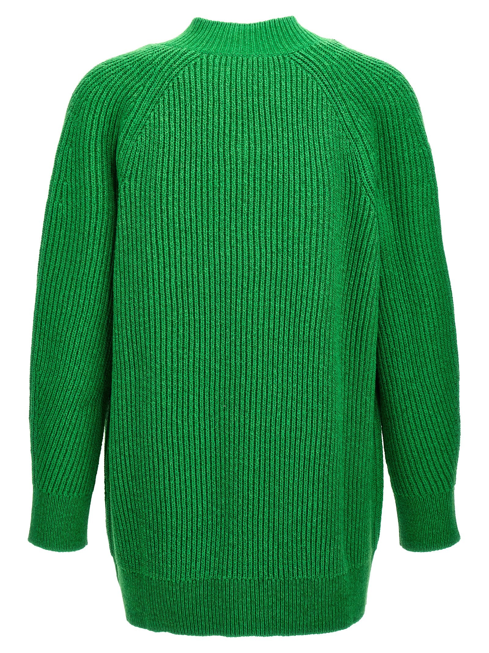 Jil Sander Bicolor Cotton Cardigan